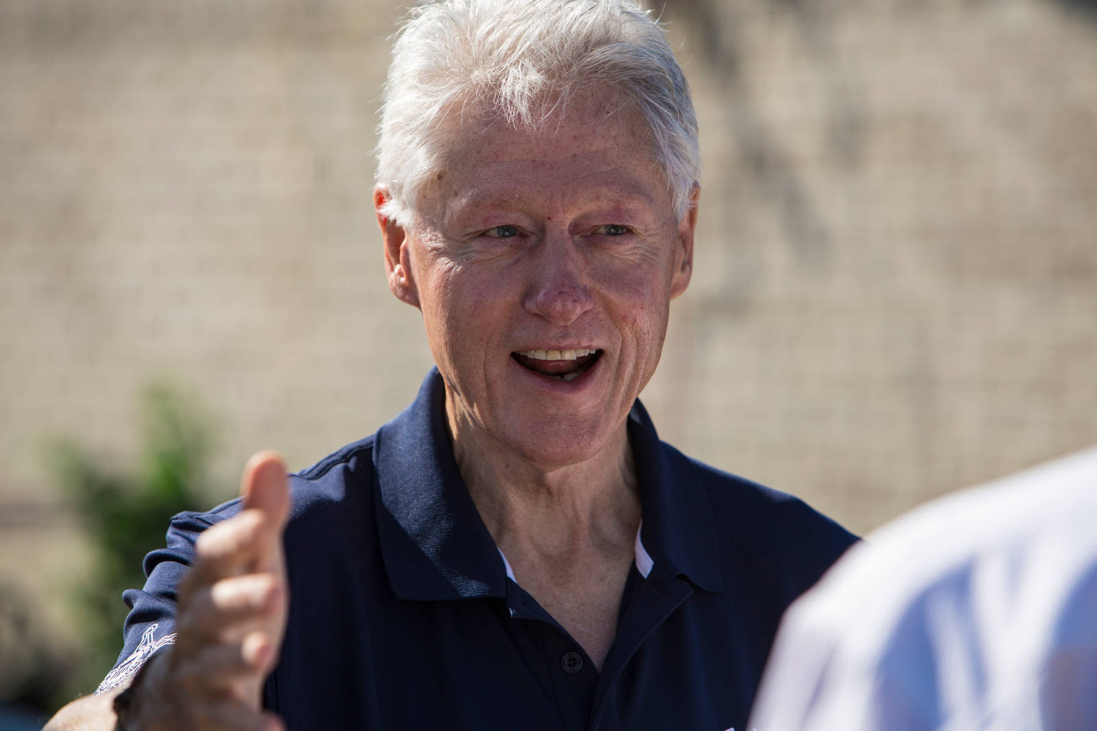 A Close-up Portrait Of Bill Clinton