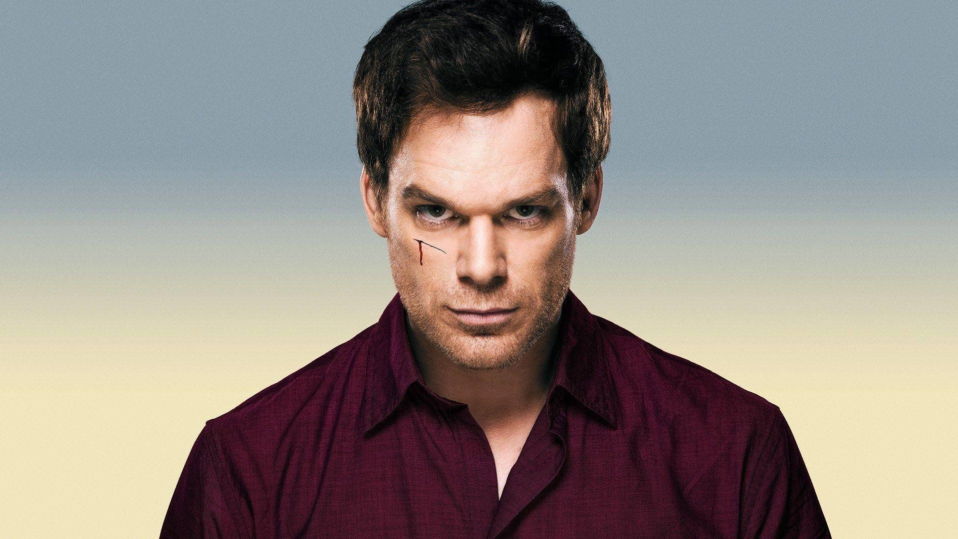 A Close-up Portrait Of Dexter Morgan Background