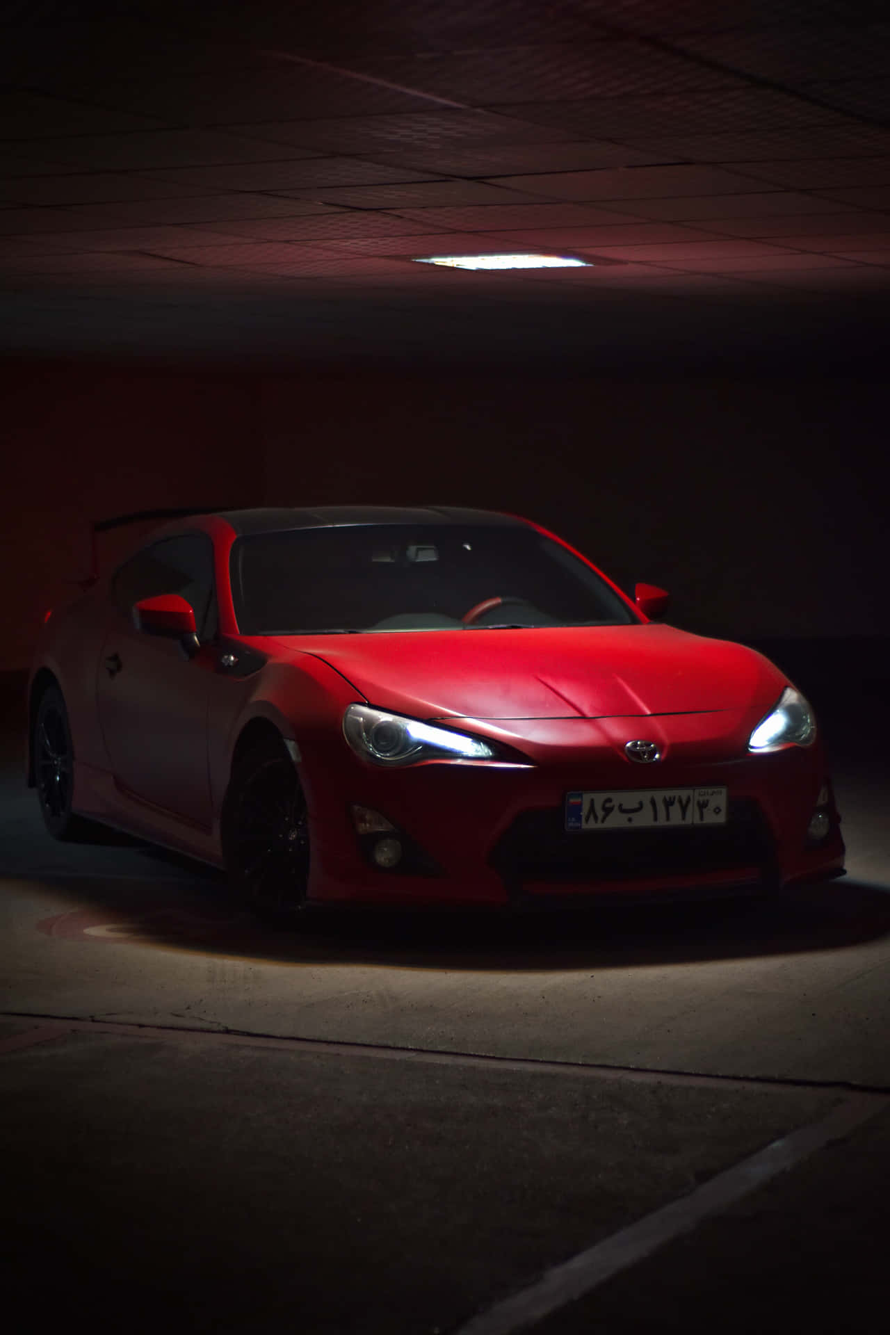 A Closer Look At Toyota's 86 Sports Coupe Background