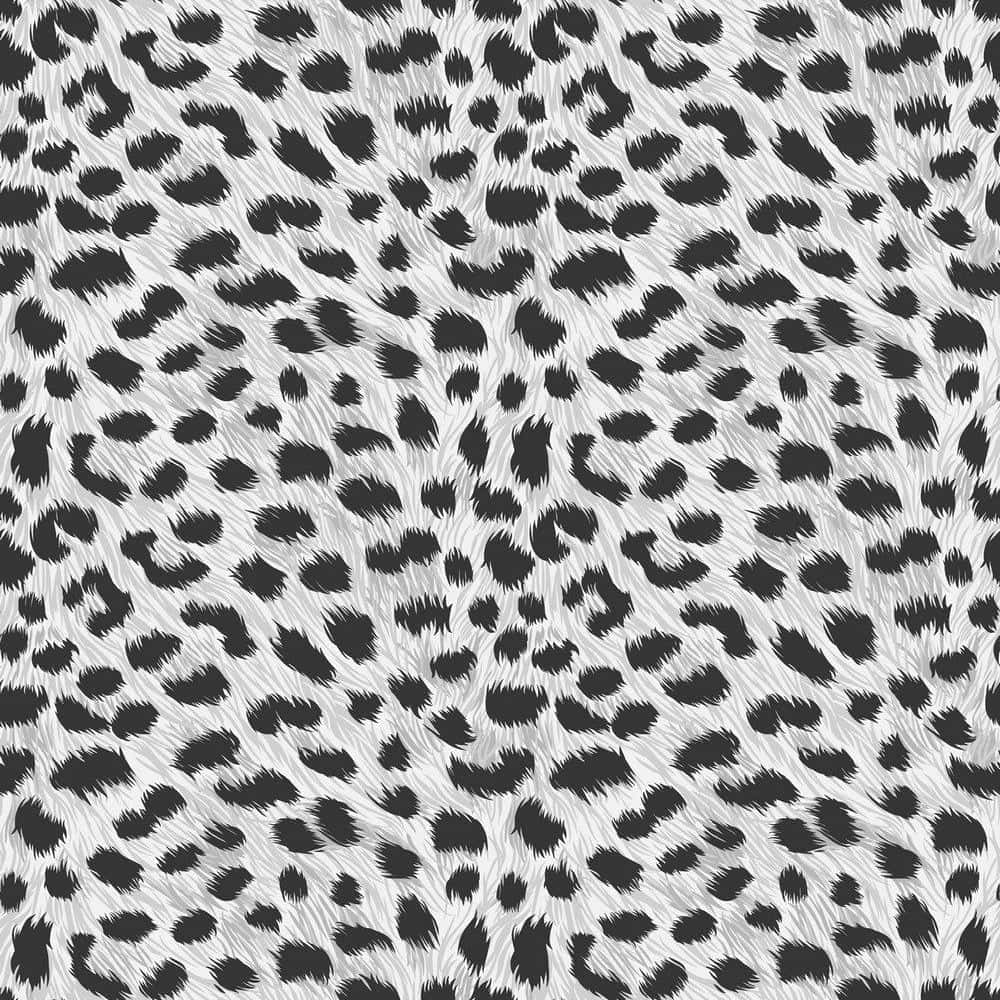 A Closeup Of A Beautiful Leopard Pattern Background