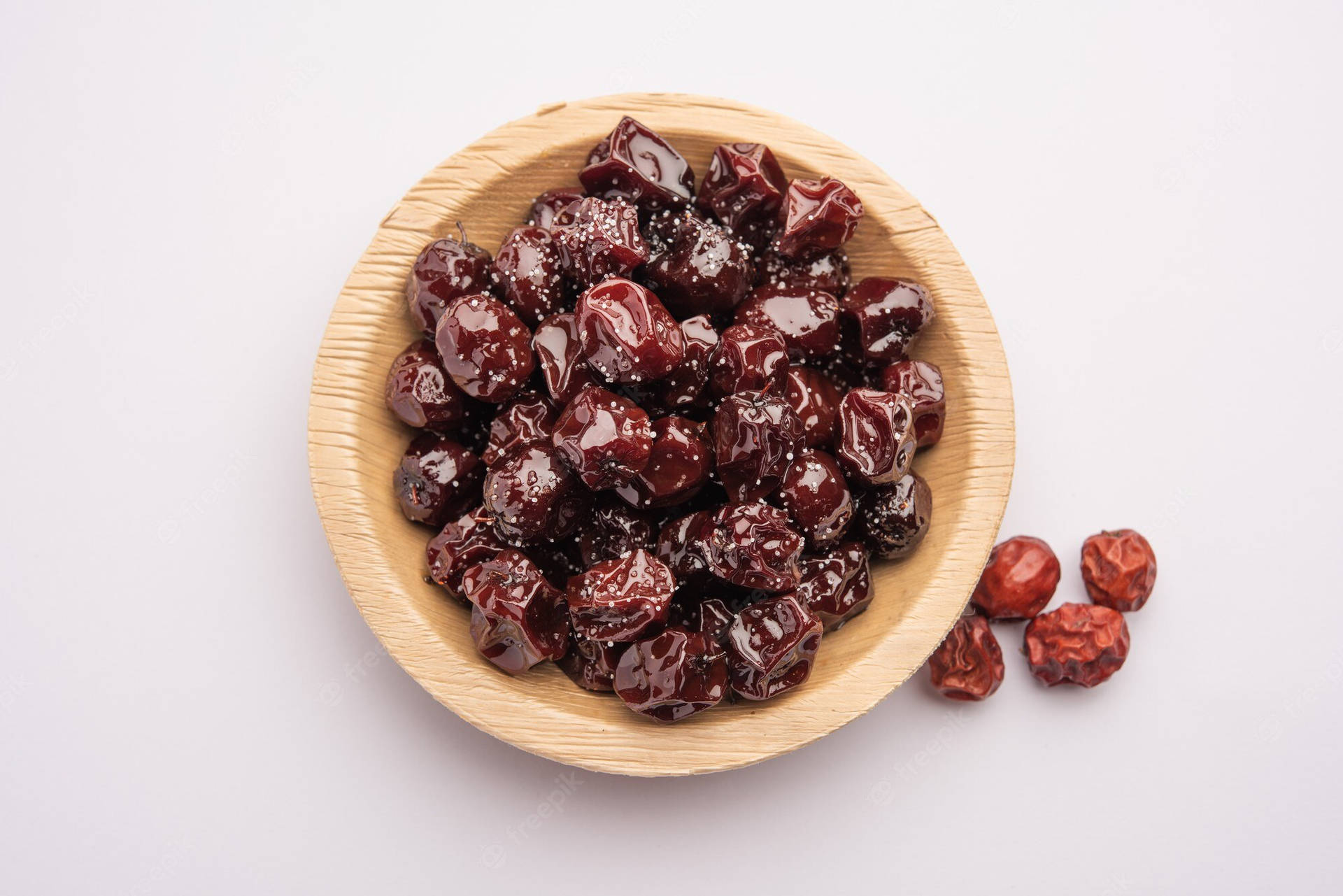 A Closeup Shot Of Dried Jujube Fruits And Seeds Background