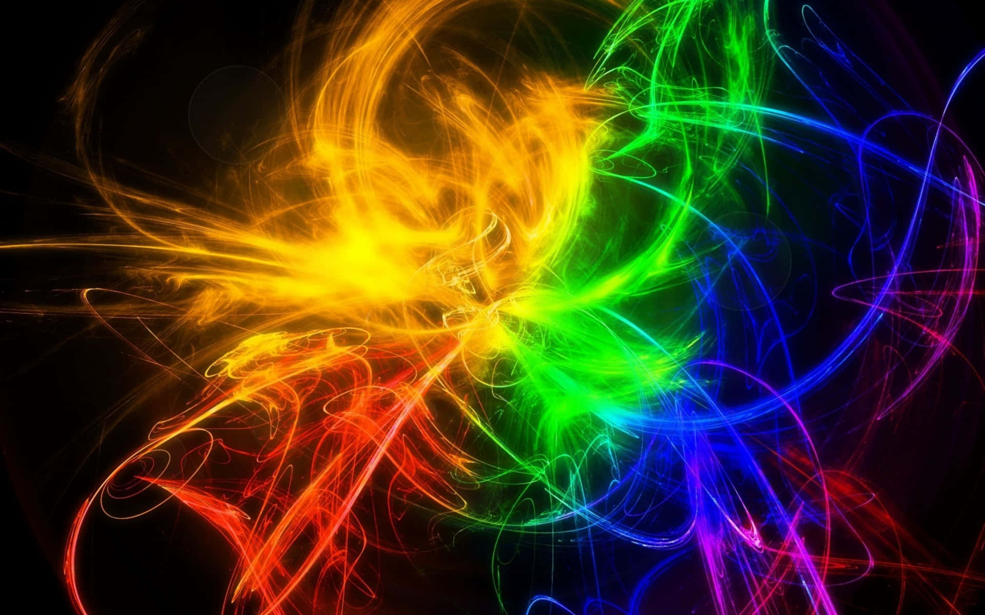 A Cloud Of Colorful Smoke Background