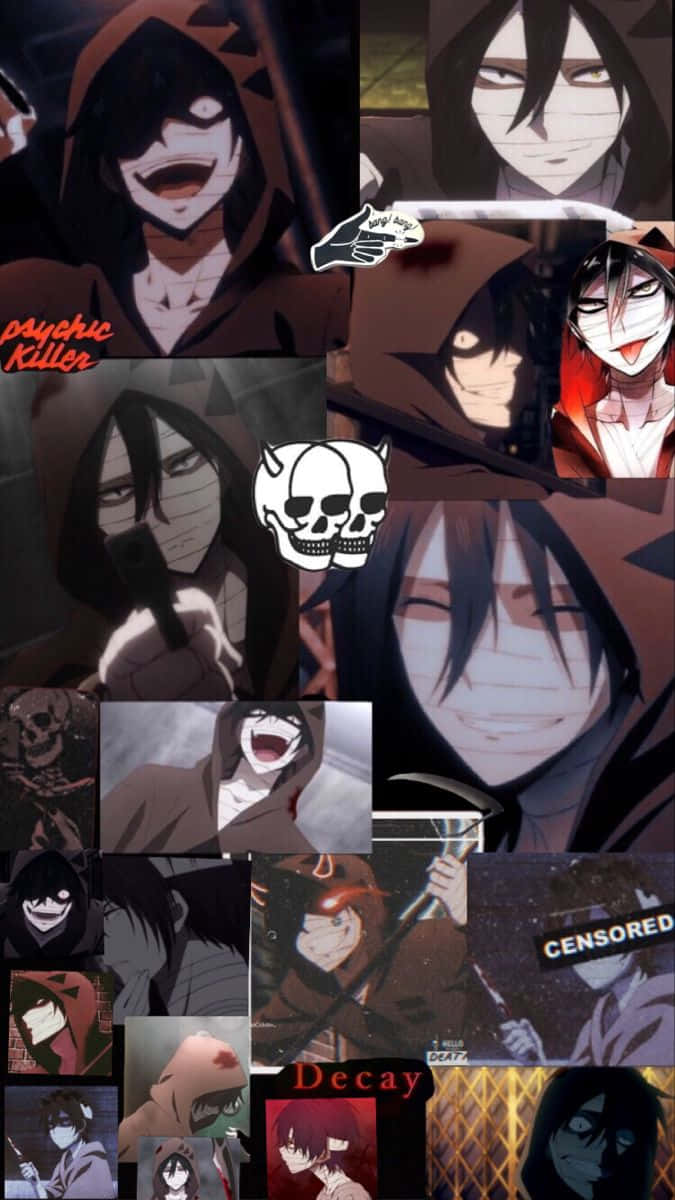 A Collage Of Anime Characters With Different Faces Background