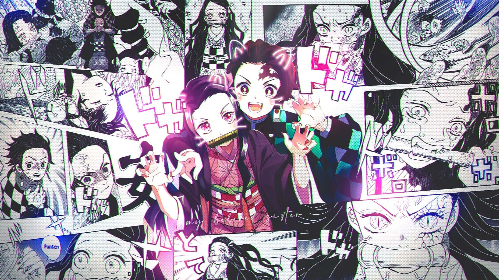 A Collage Of Anime Characters With Different Faces Background
