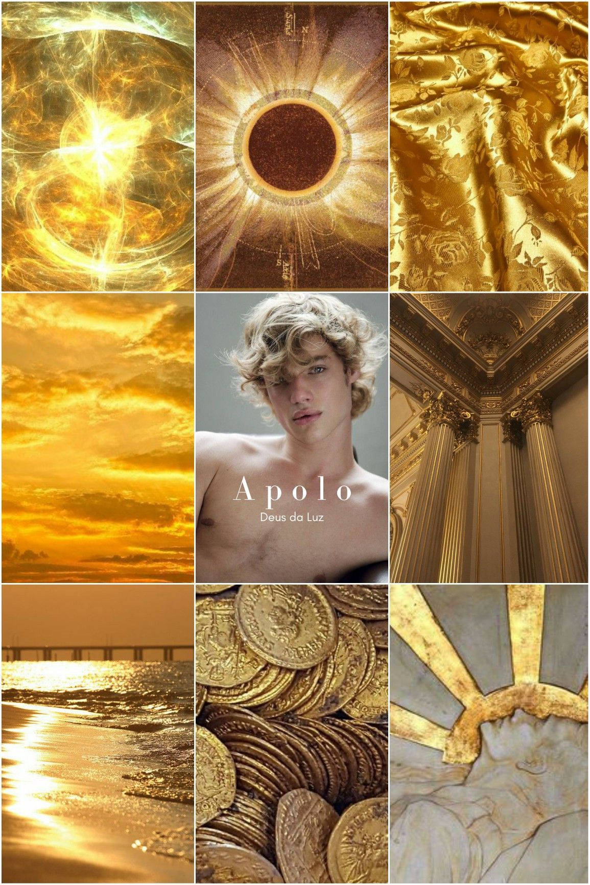 A Collage Of Photos With The Word Apollo