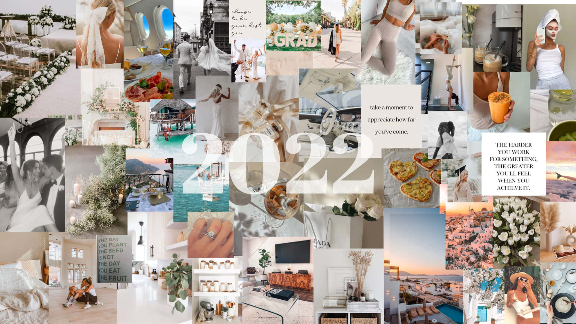 A Collage Of Photos With The Words 2020 Background