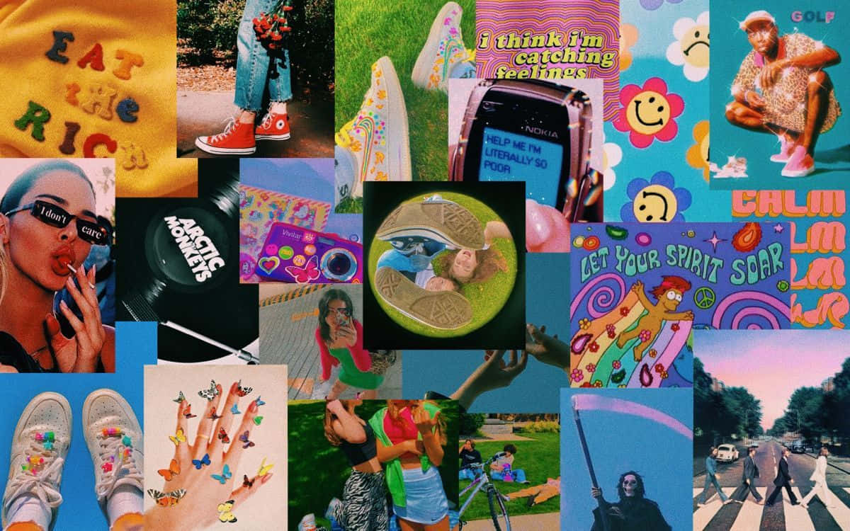 A Collage Of Pictures Of People With Different Things