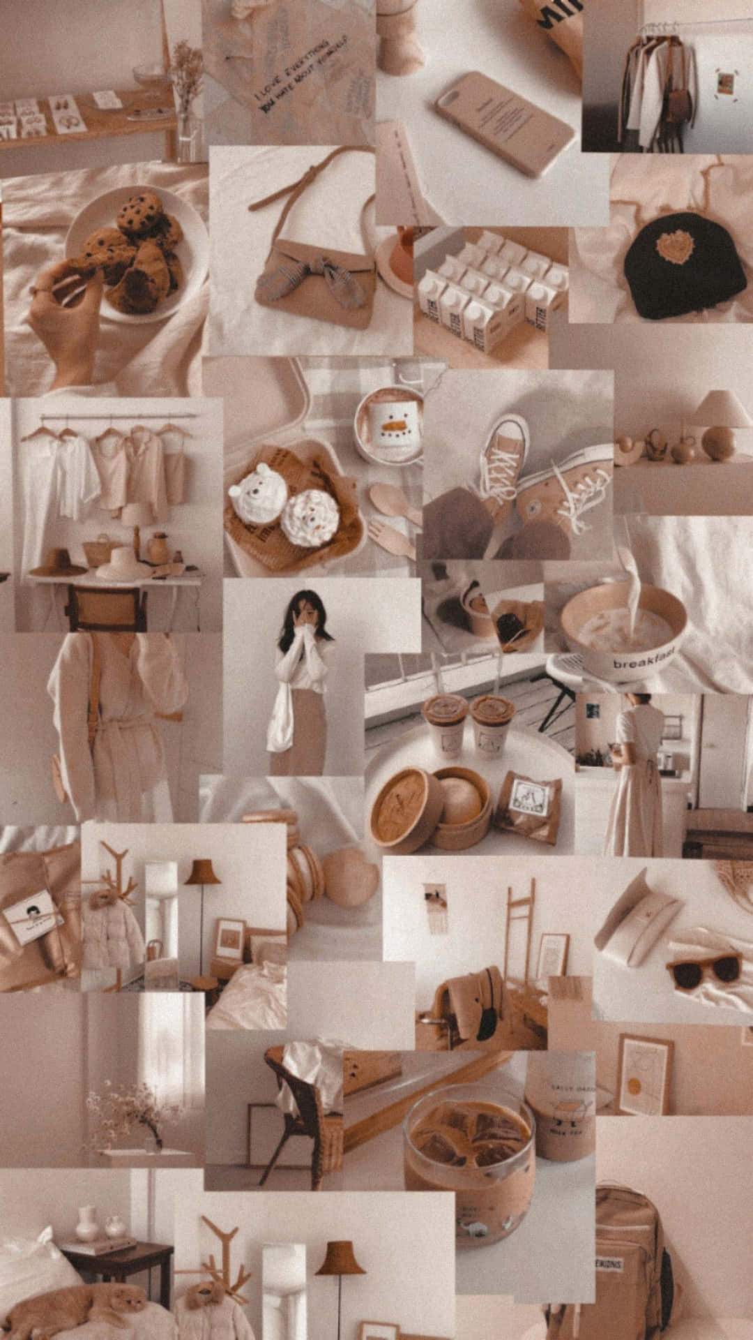 A Collage Of Pictures Of Various Items Background