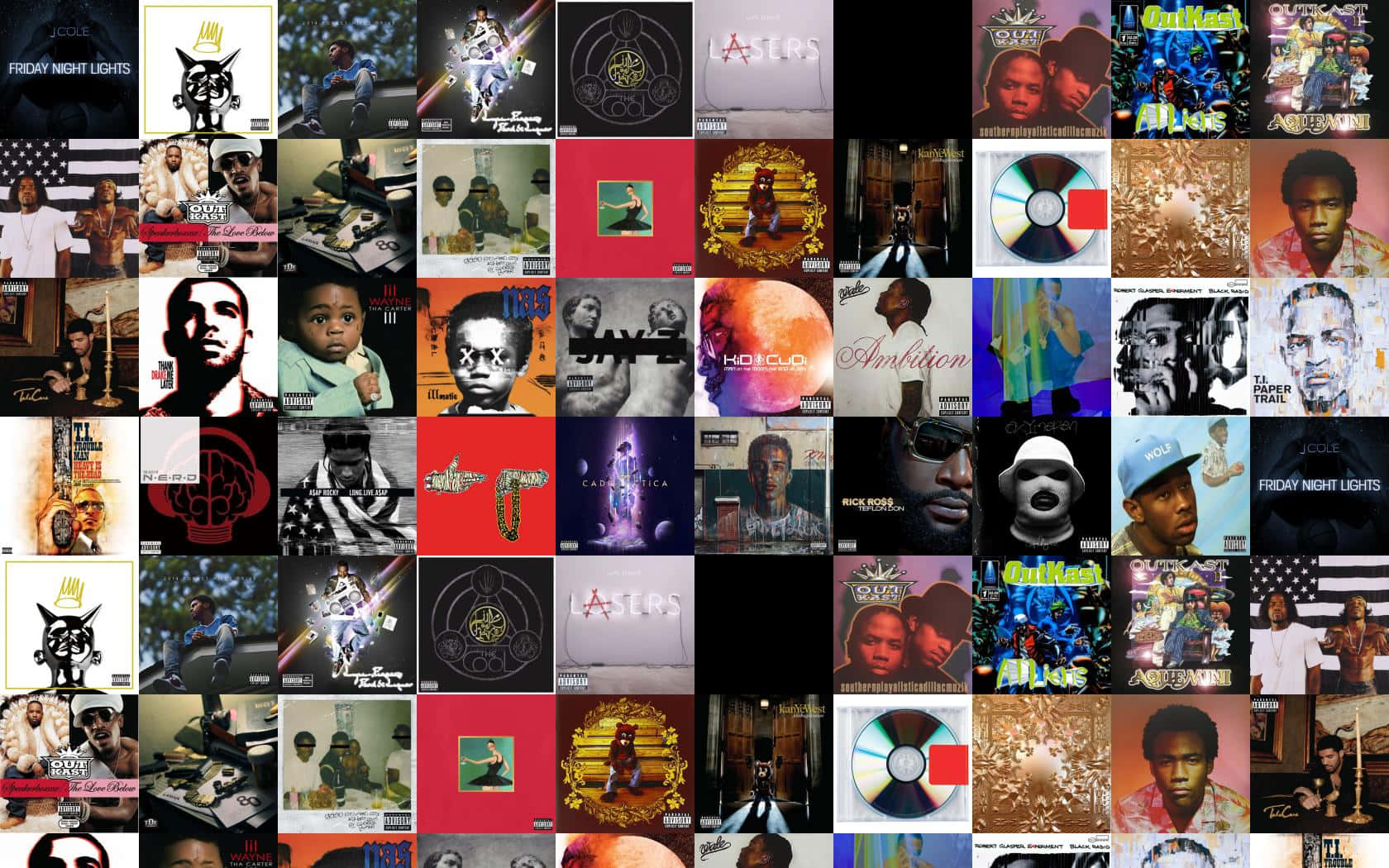 A Collage Of Various Images Of People And Music Background