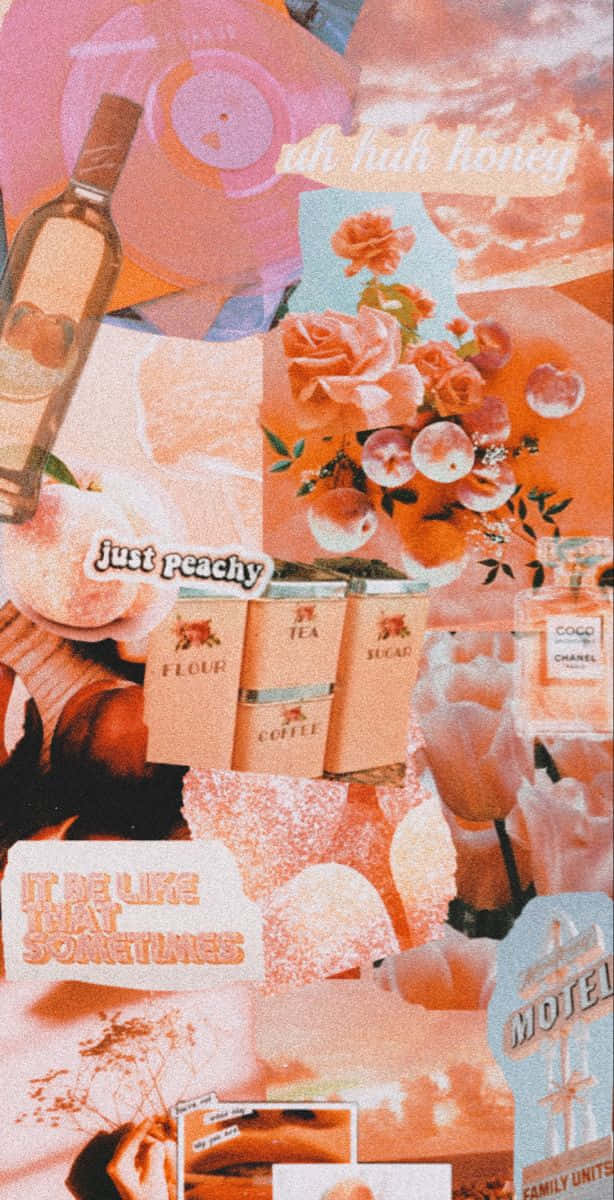 A Collage Of Various Items And Pictures Background