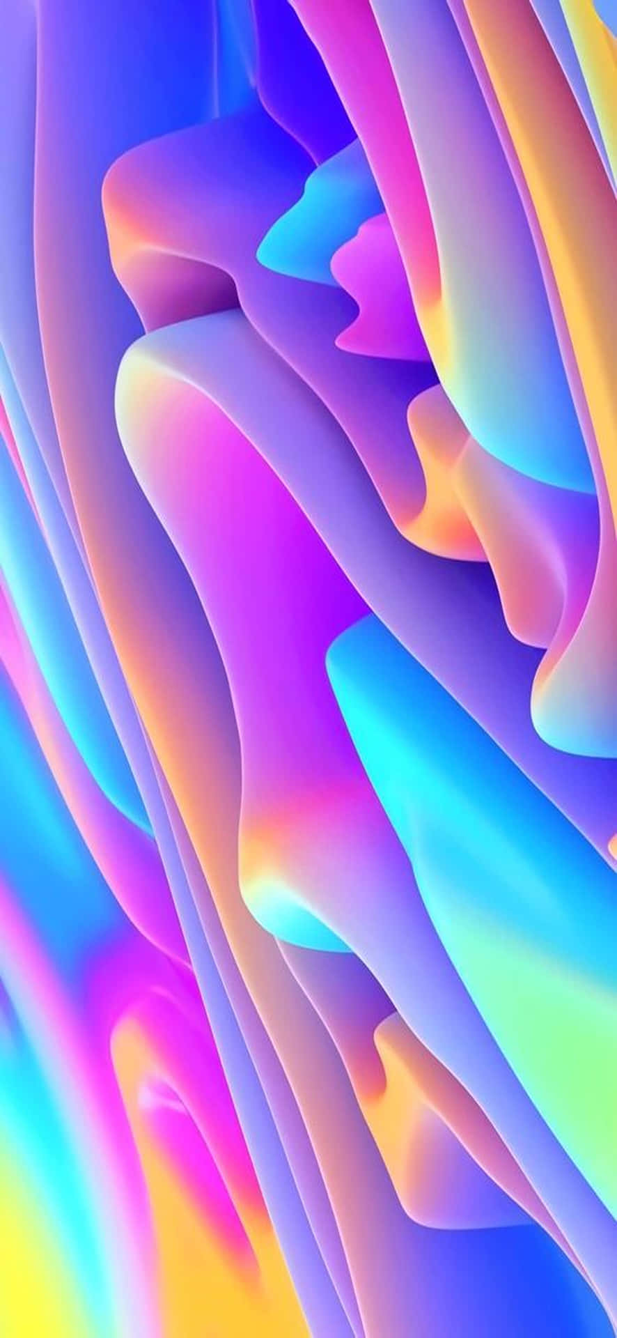 A Colorful Abstract Background With A Rainbow Colored Pattern
