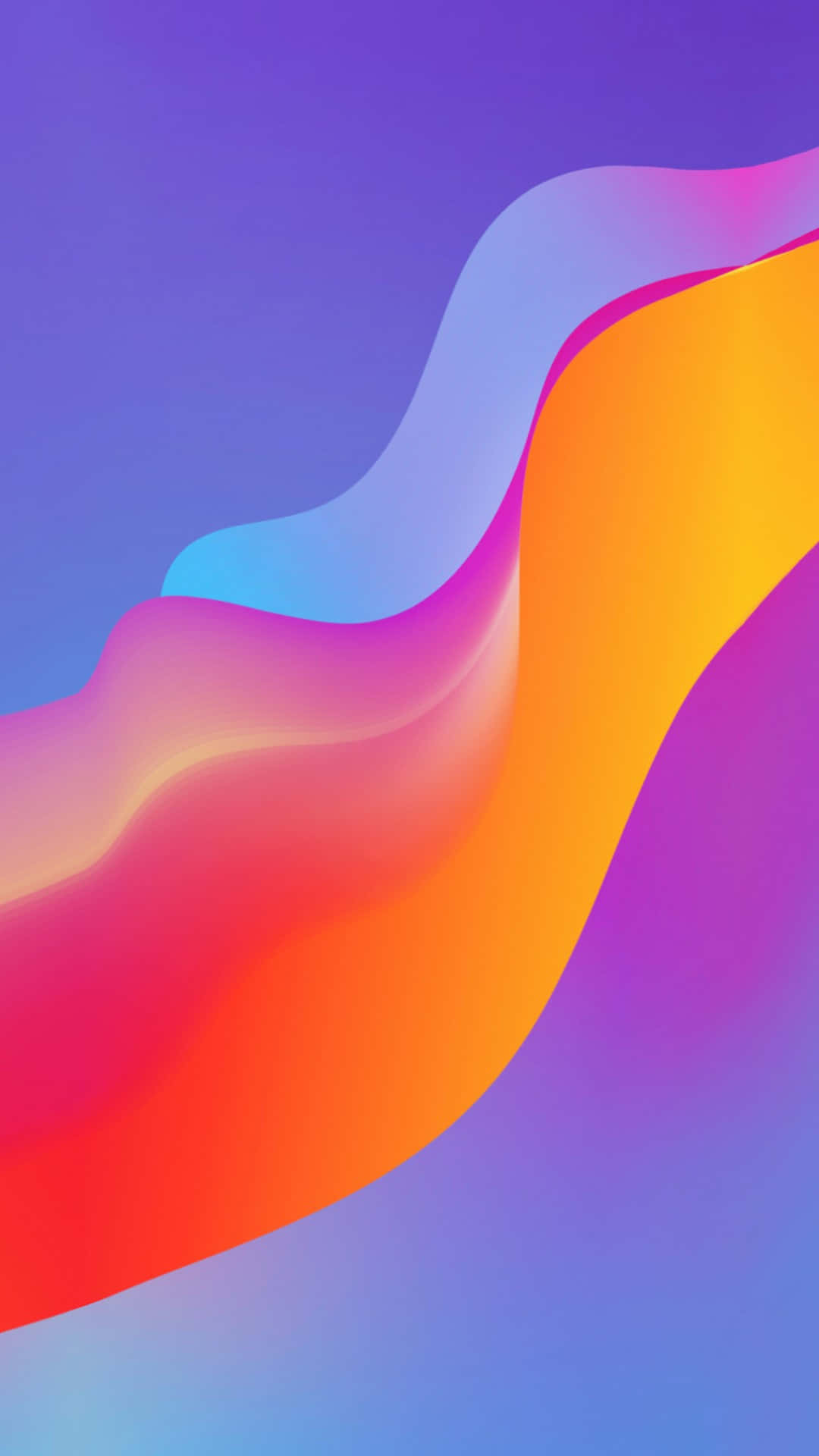 A Colorful Abstract Background With A Wave Background