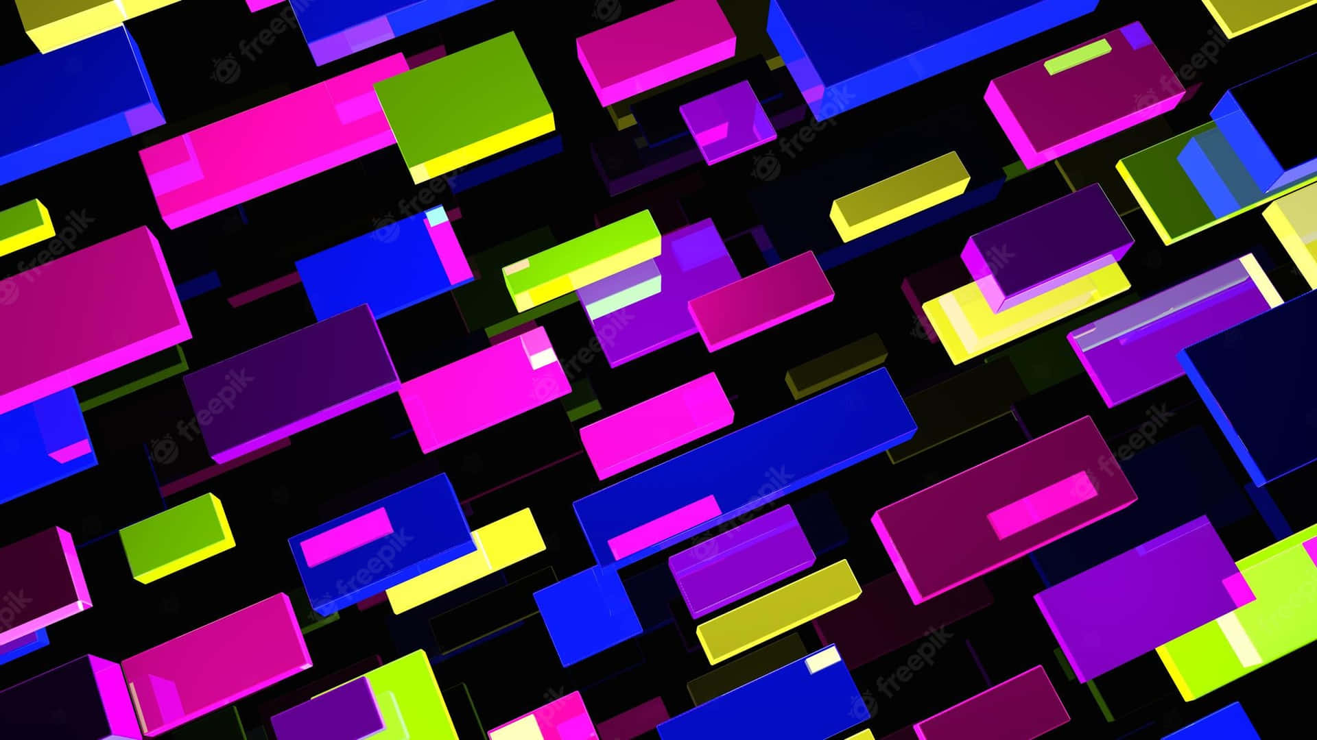 A Colorful Abstract Background With Squares Background