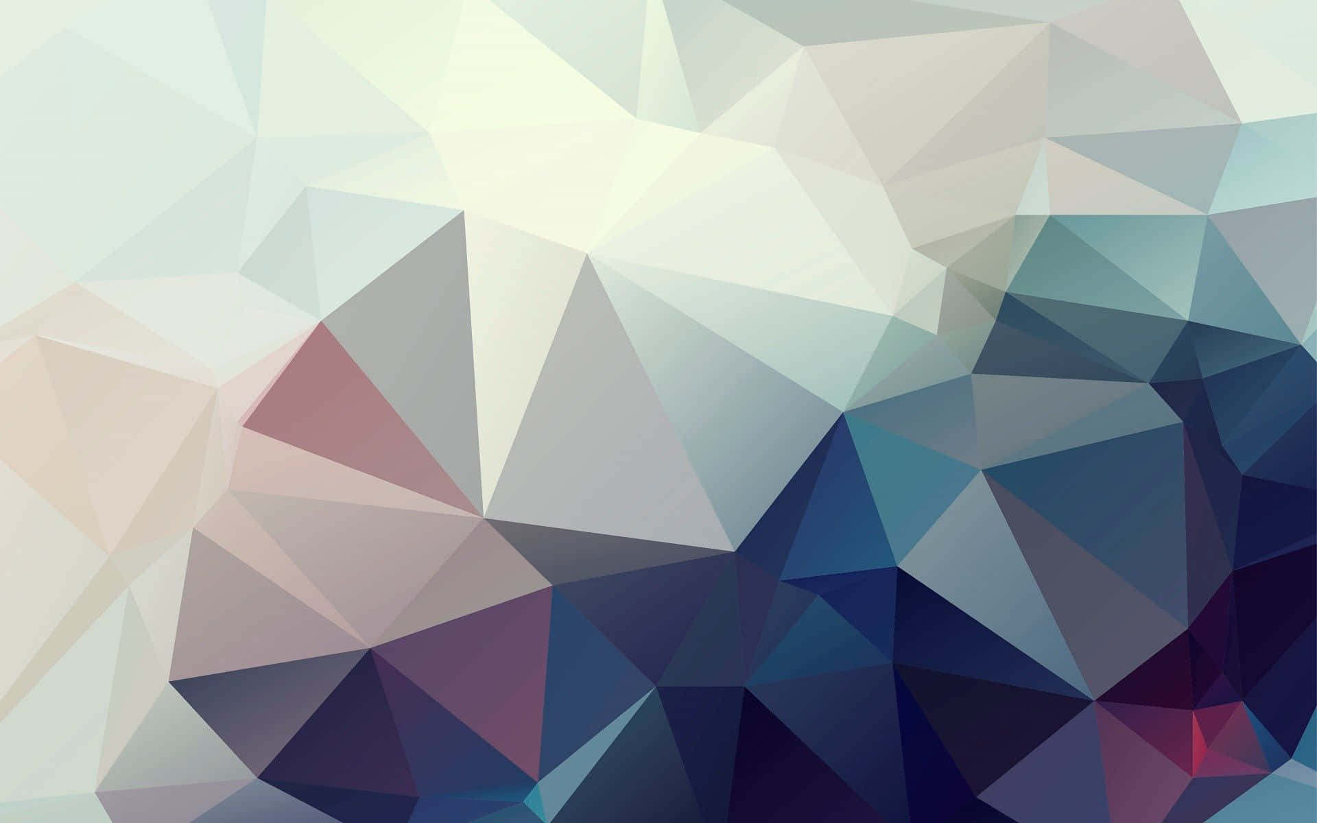 A Colorful Abstract Background With Triangles Background