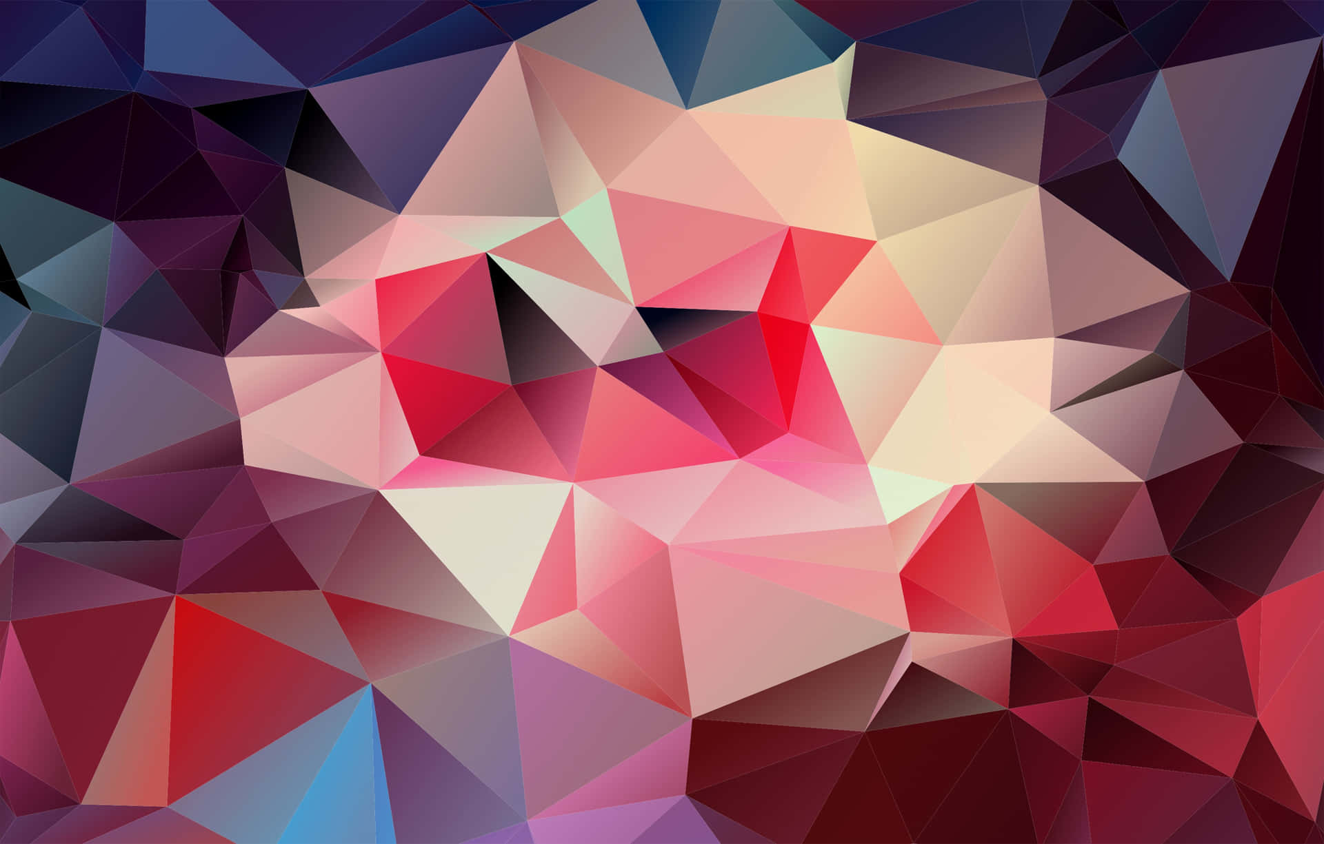 A Colorful Abstract Background With Triangles Background