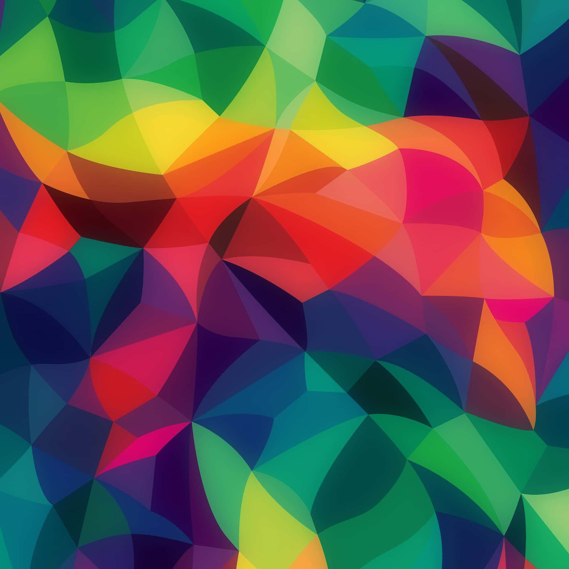 A Colorful Abstract Background With Triangles Background