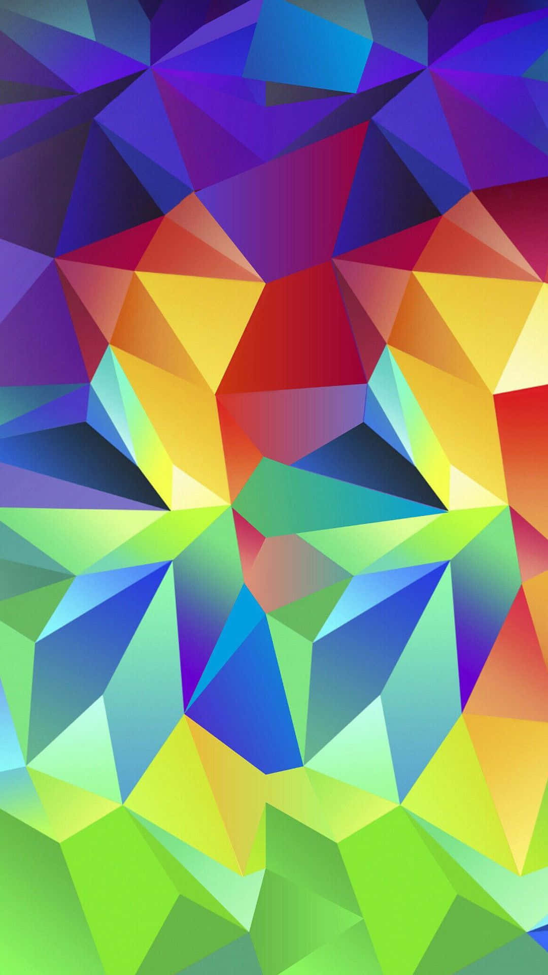 A Colorful Abstract Background With Triangles