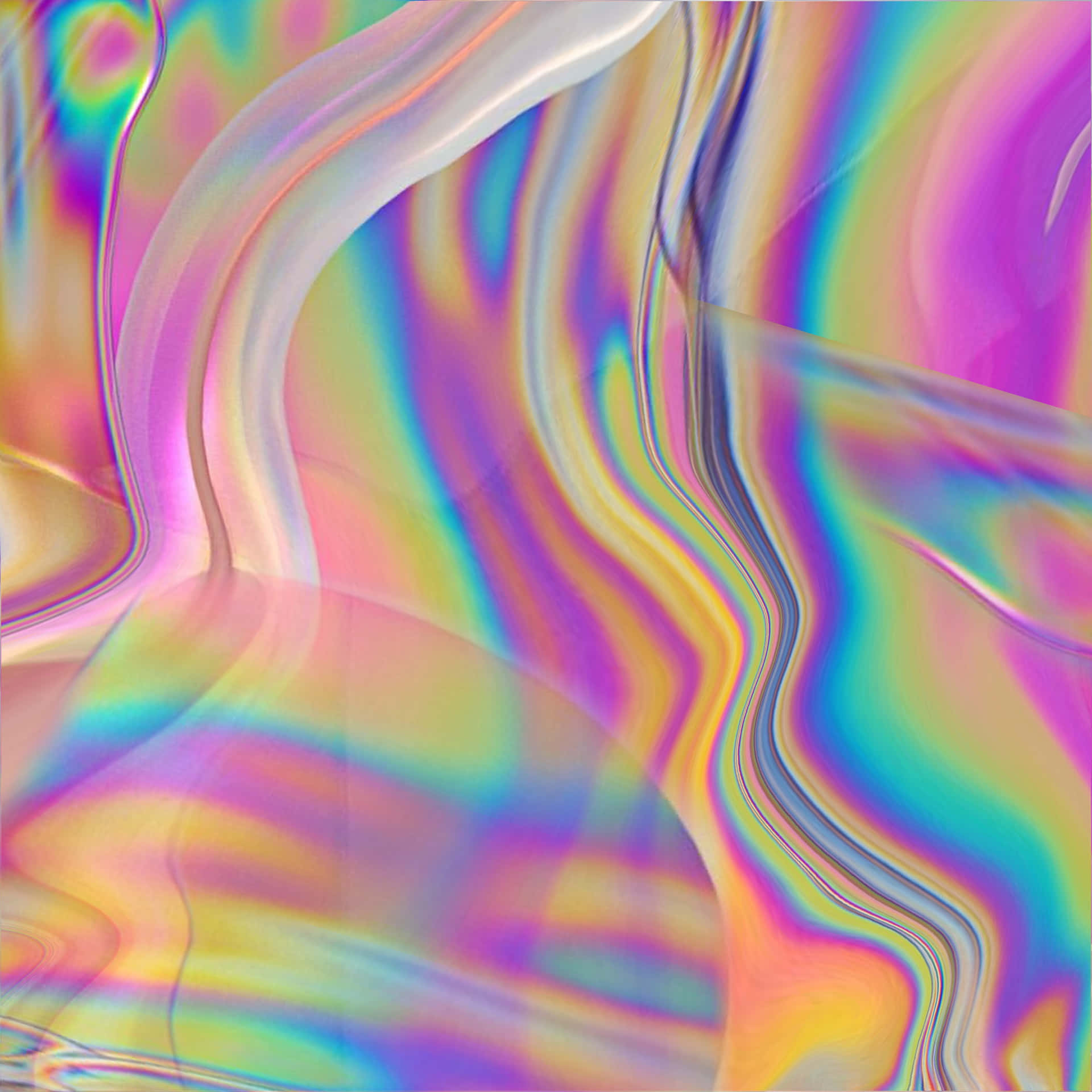 A Colorful Abstract Image Of A Rainbow