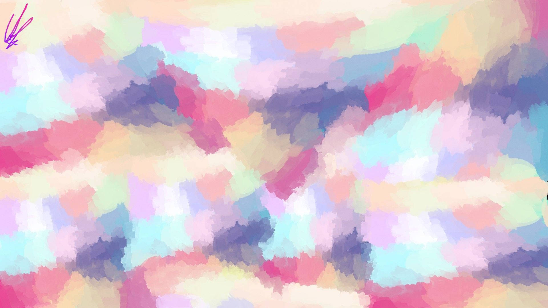 A Colorful Abstract Painting Background