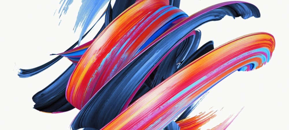 A Colorful Abstract Painting With A Brush Background