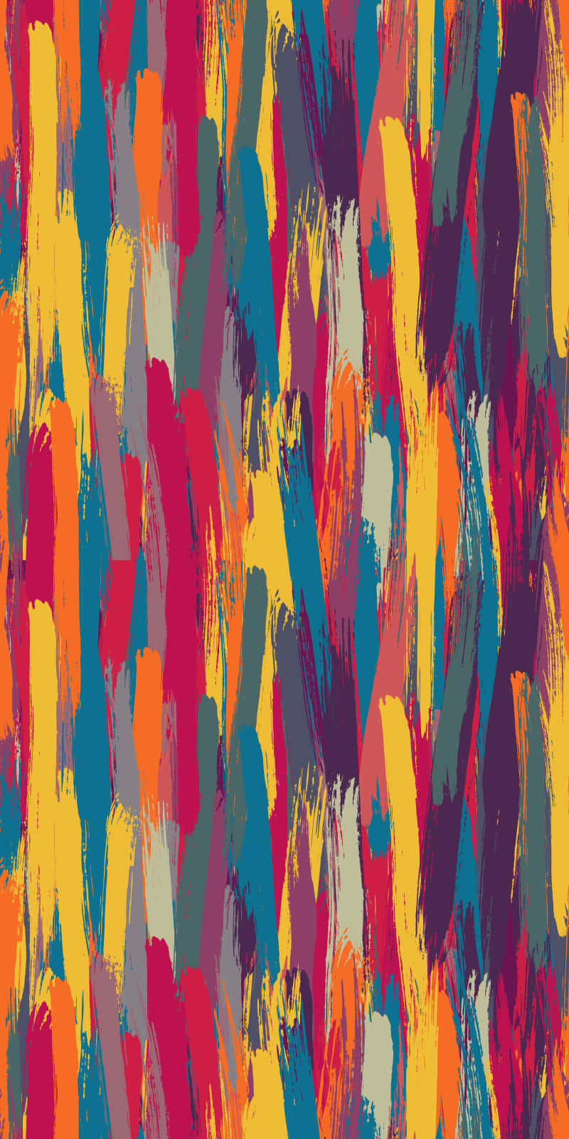 A Colorful Abstract Pattern With Brush Strokes