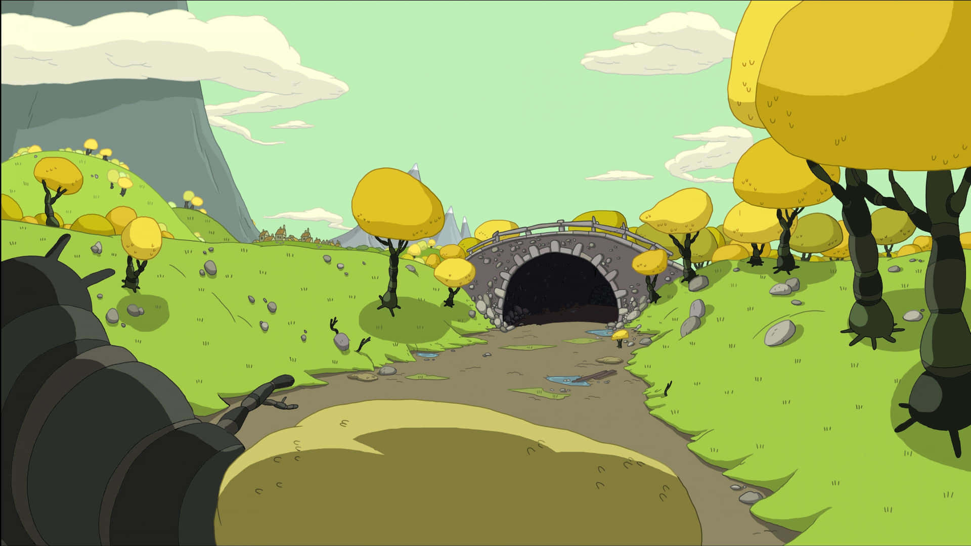 A Colorful Adventure Awaits In The Landscape Of Adventure Time
