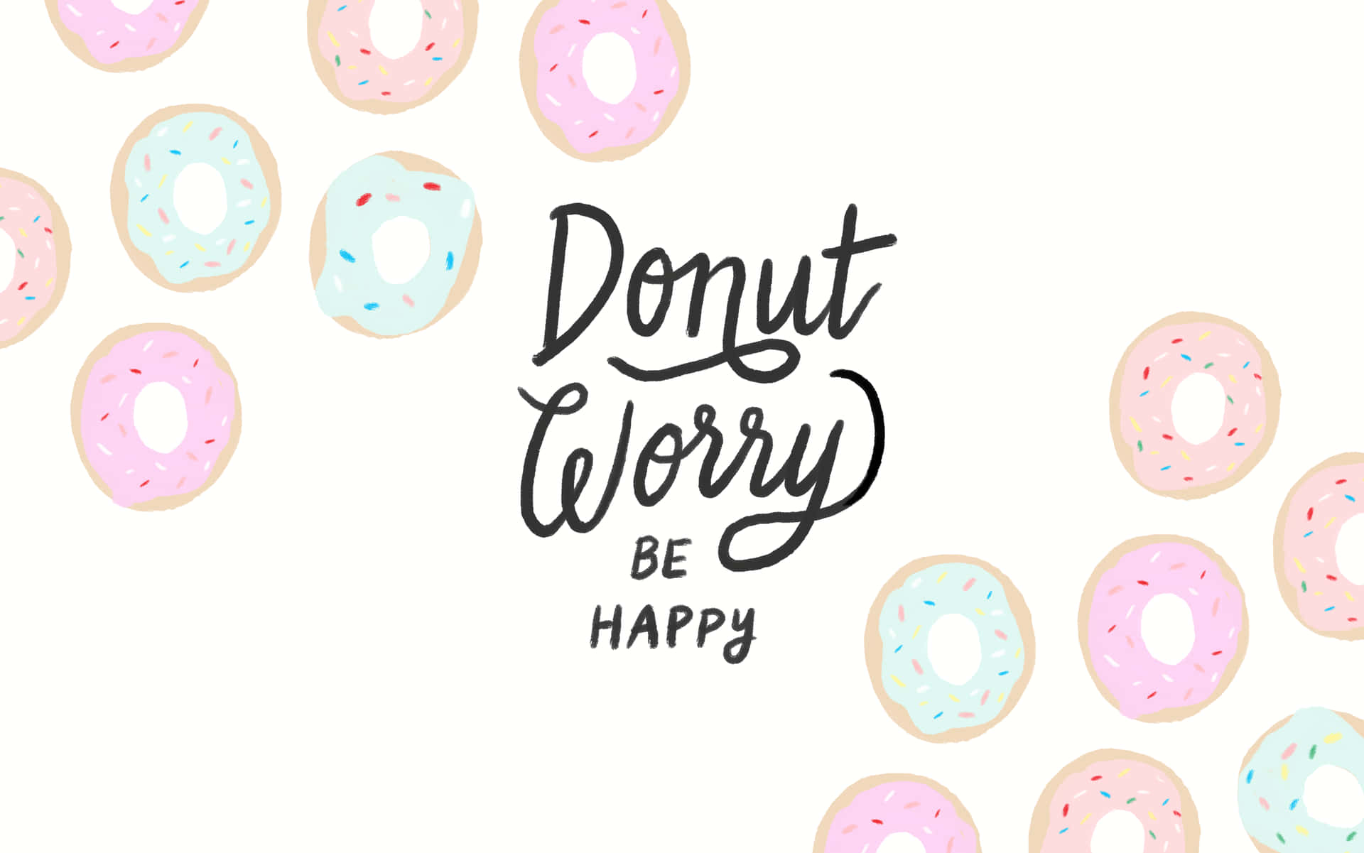 A Colorful And Fun Desktop Wallpaper With Happy Emojis Background