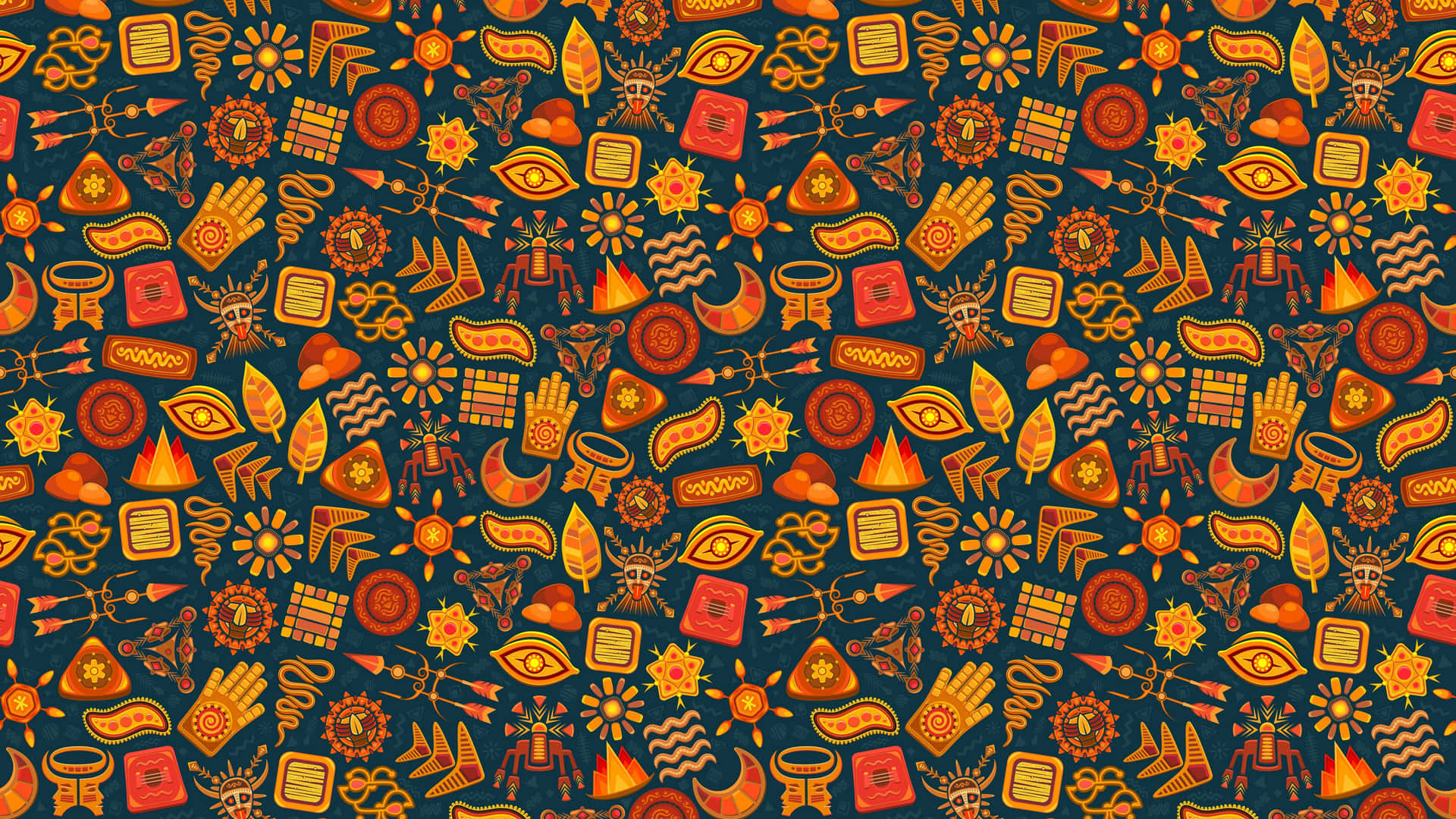 A Colorful And Lively Pattern