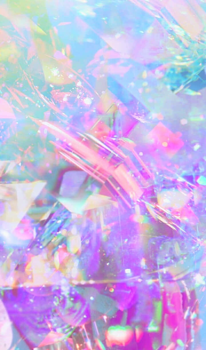 A Colorful Background With A Rainbow Of Bubbles Background