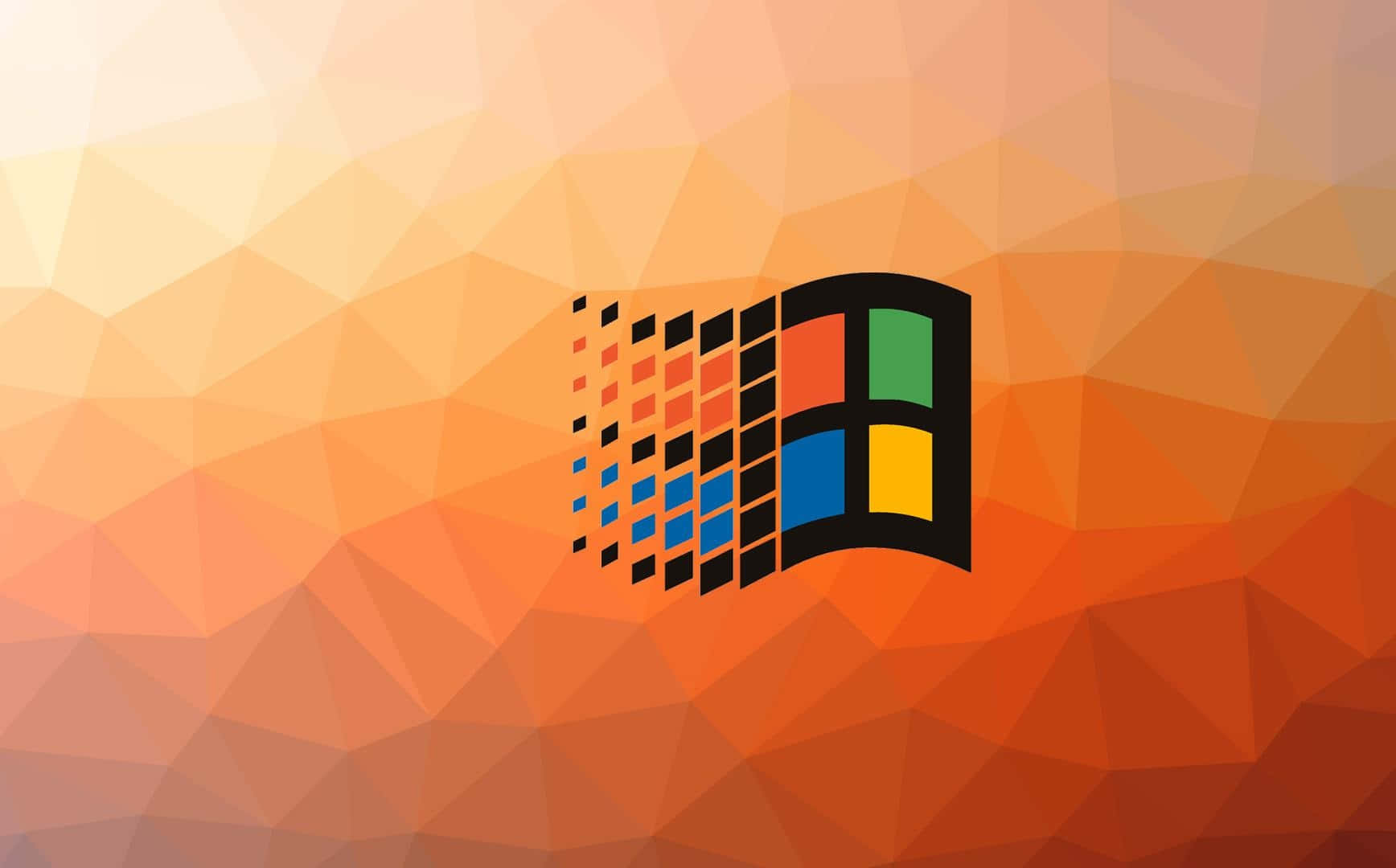 A Colorful Background With A Windows Logo