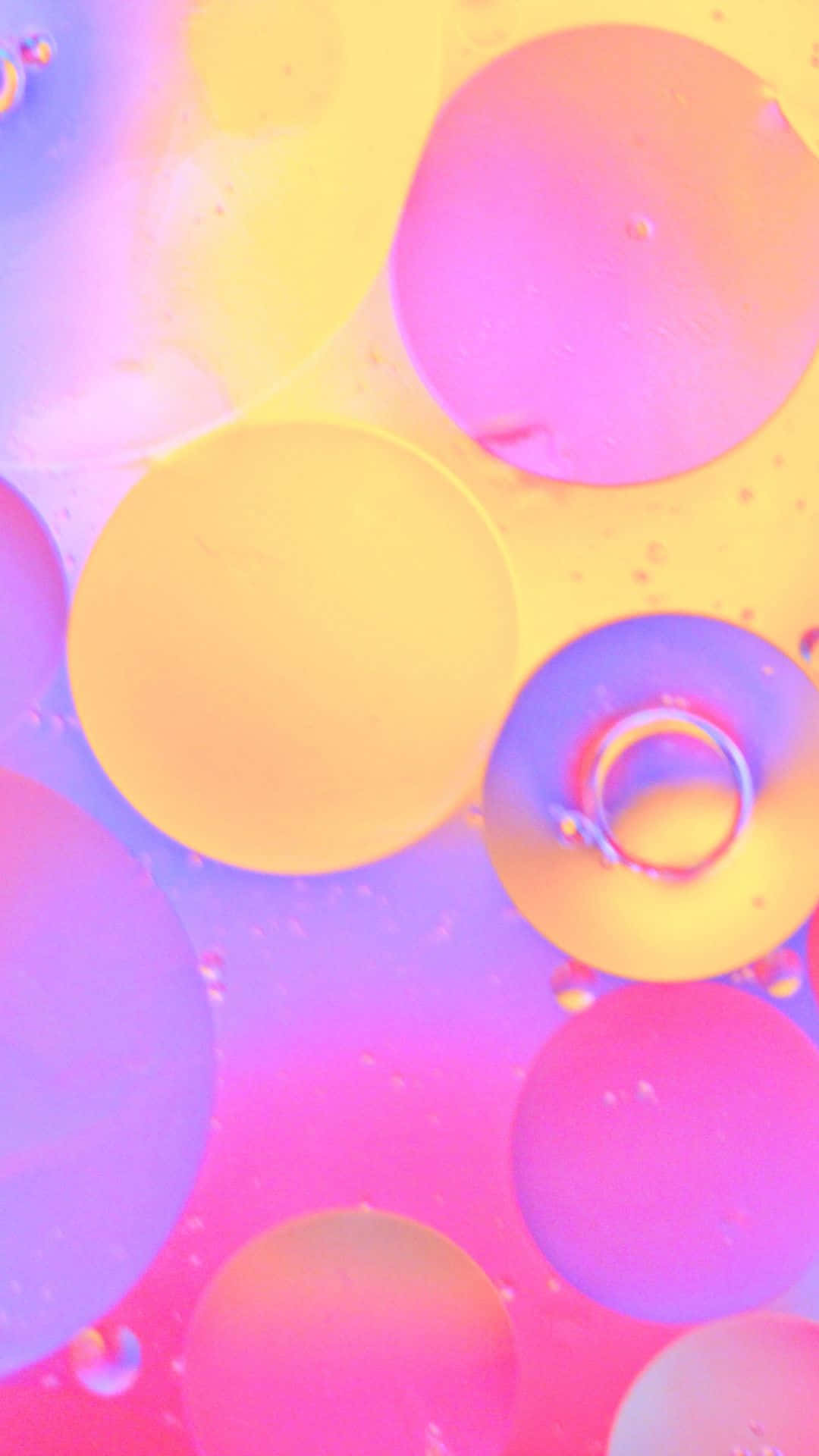 A Colorful Background With Bubbles Background