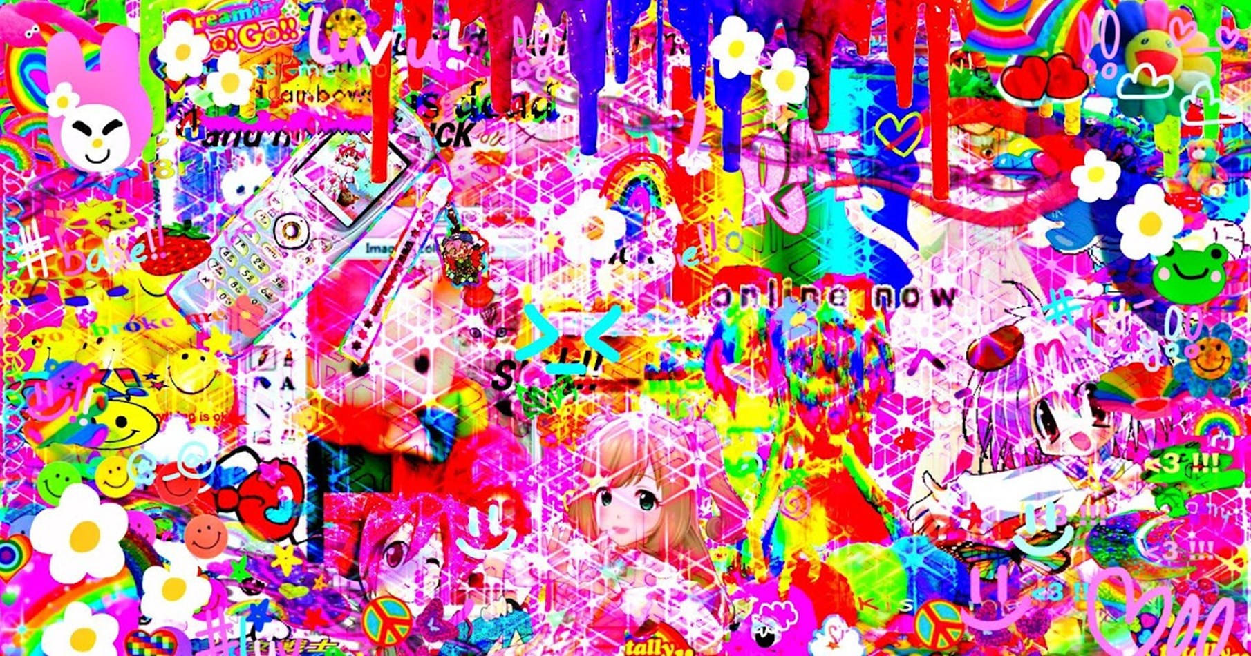 A Colorful Collage Of Various Things Background