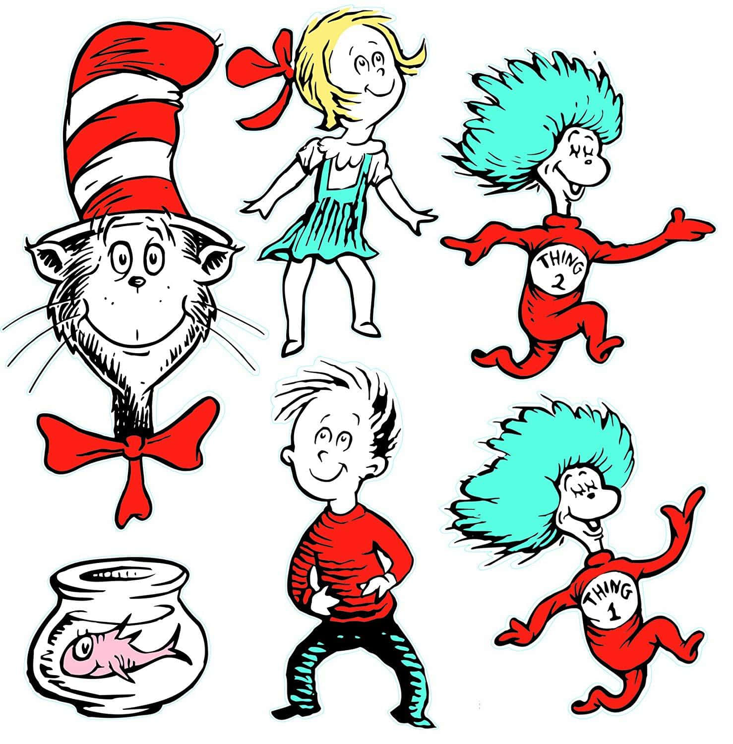 A Colorful Dr Seuss Quote Background