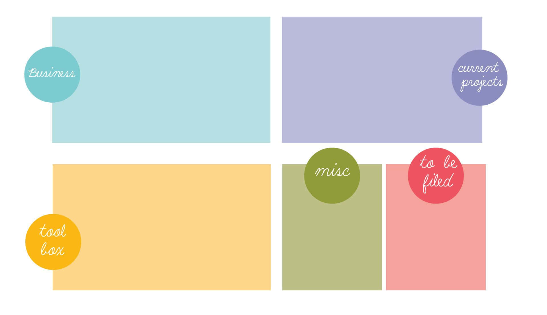 A Colorful Grid With Different Colors And Different Shapes Background