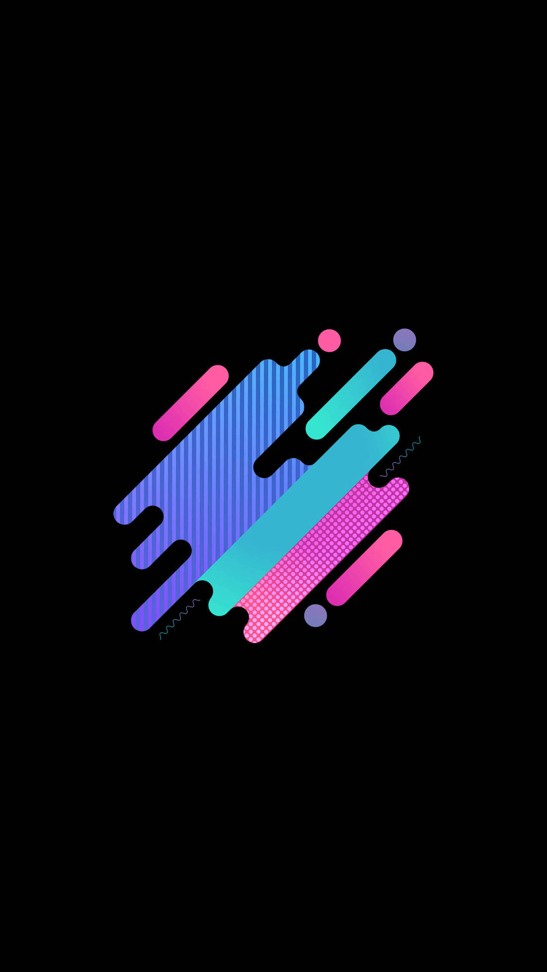 A Colorful Logo With A Rainbow Background Background