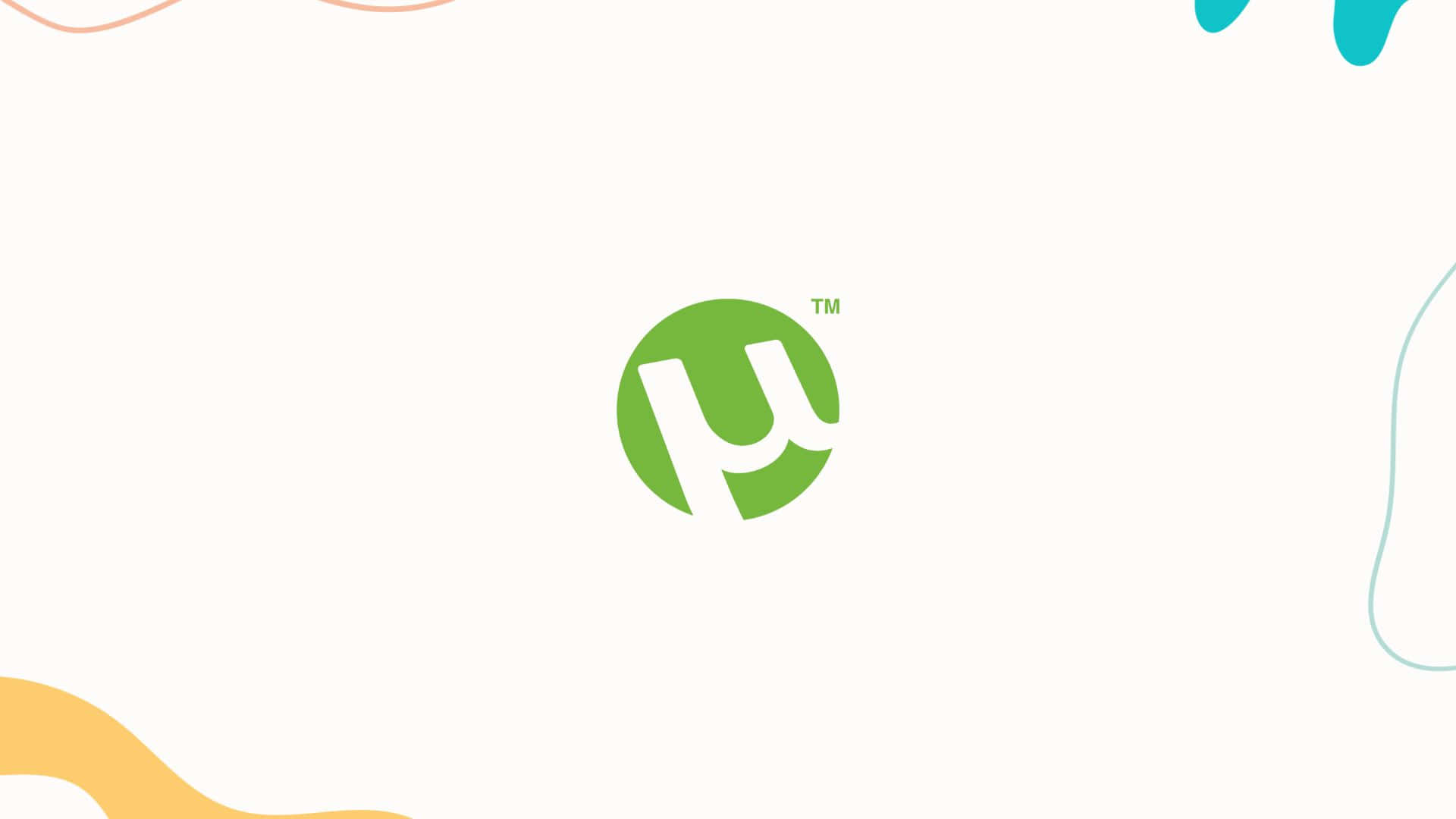 A Colorful Logo With The Letter U Background