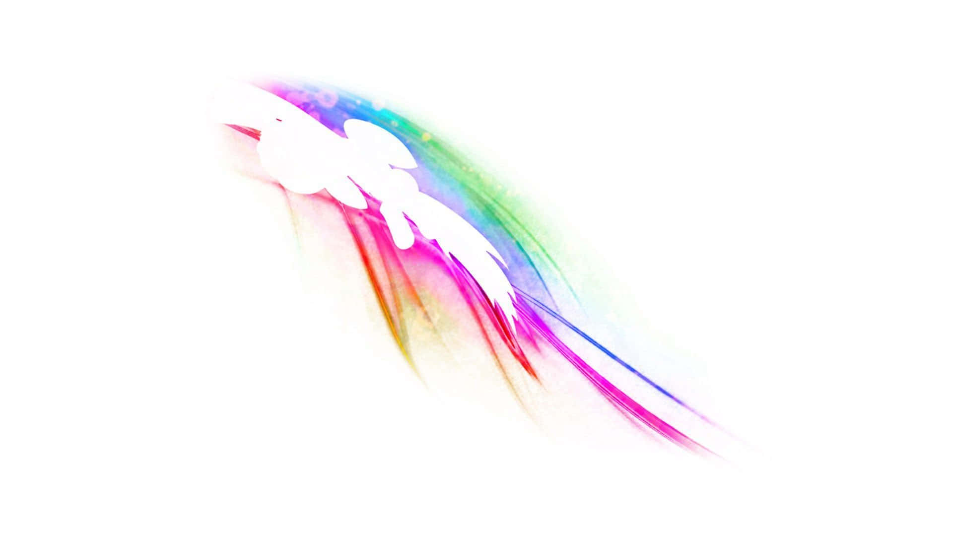 A Colorful Painting Of A Bird Flying Background