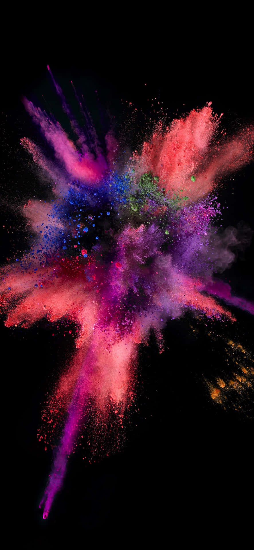 A Colorful Powder Explosion