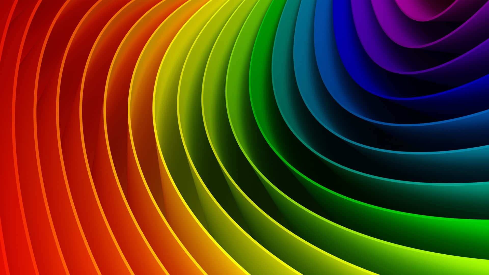 A Colorful Rainbow Background With A Rainbow Of Colors