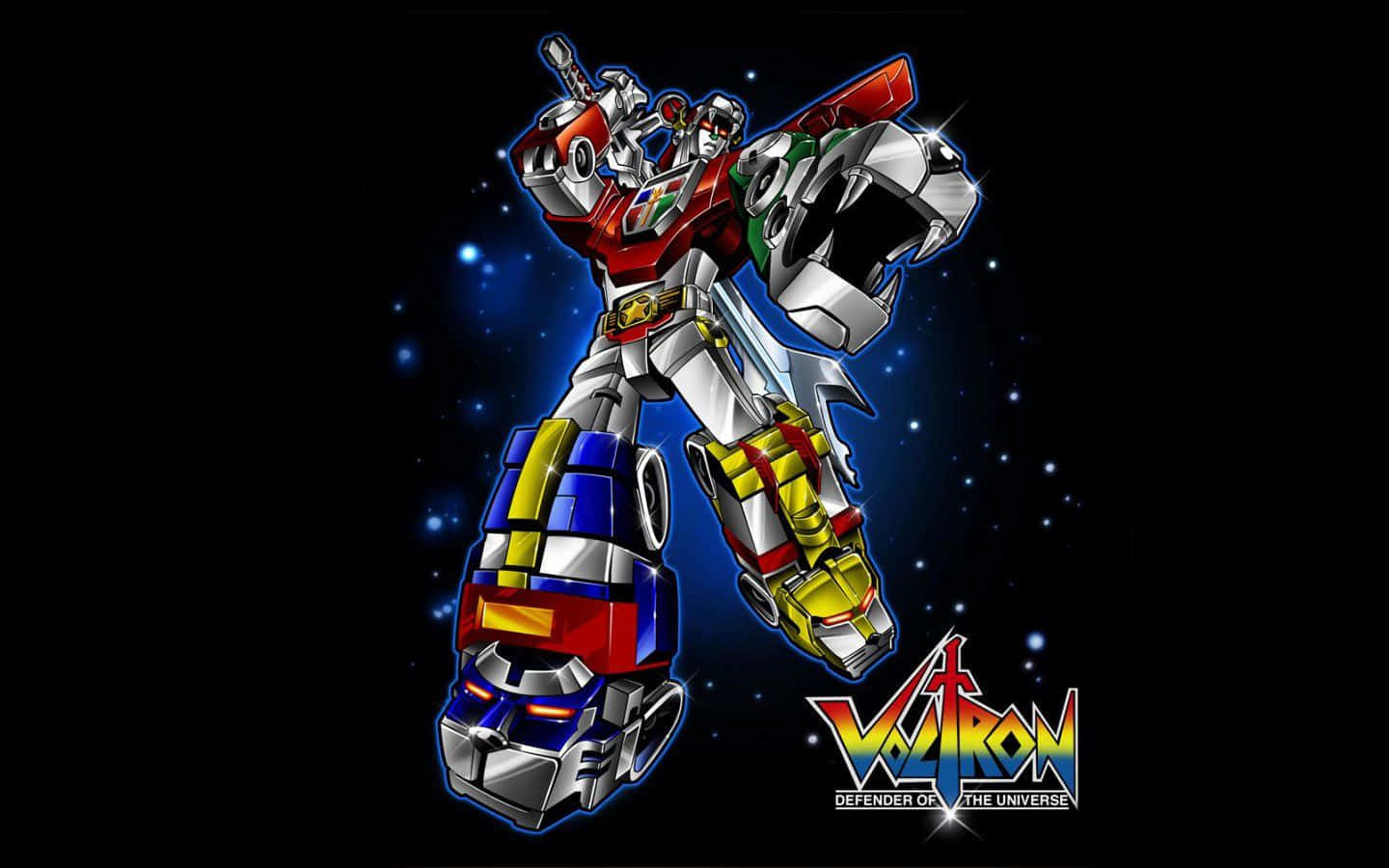 A Colorful Robot With A Red And Blue Color Scheme Background