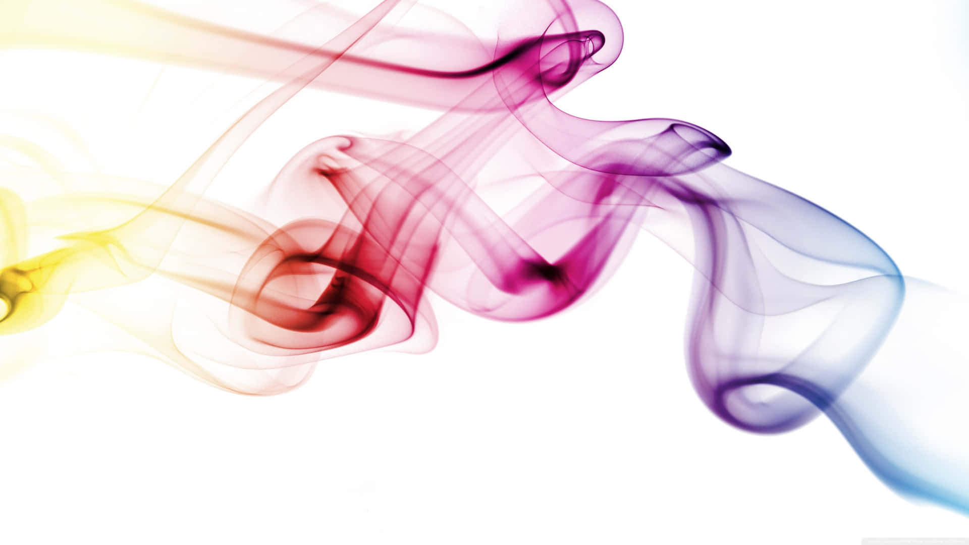 A Colorful Smoke Is Flying In The Air Background