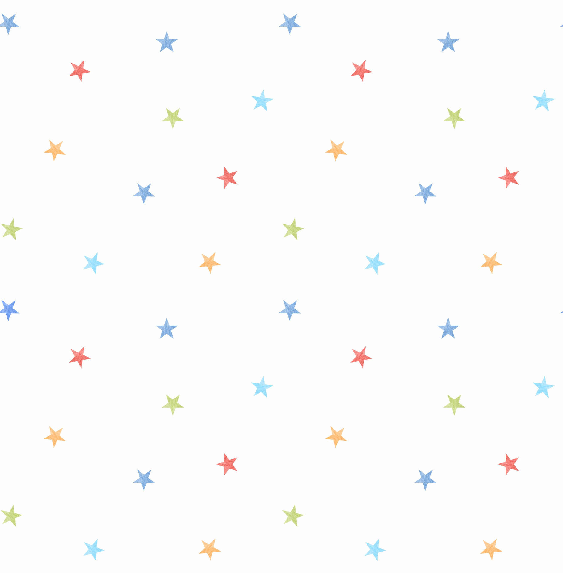 A Colorful Star Pattern On White Background