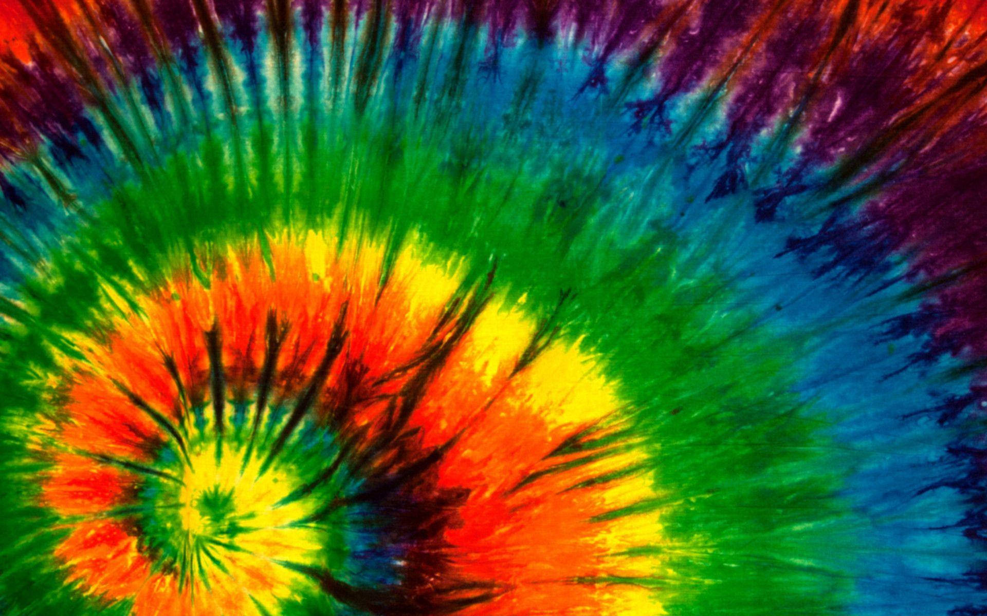 A Colorful Tie Dyed Background Background