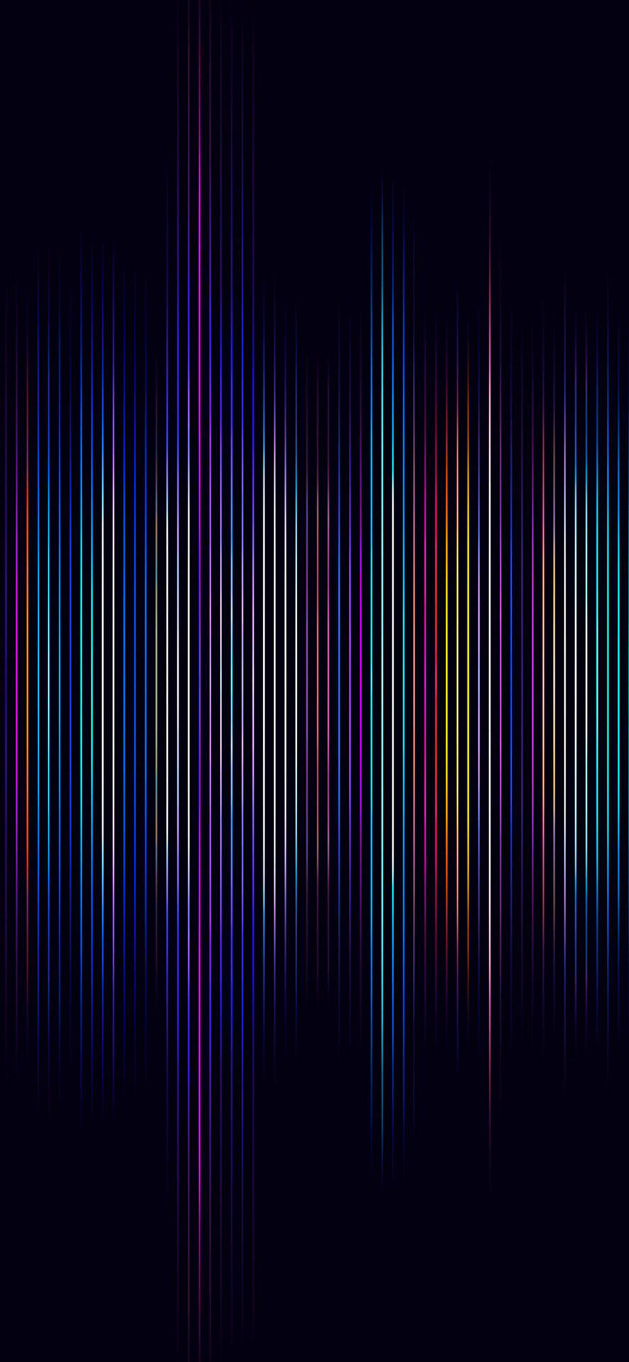 A Colorful Wave Pattern On A Black Background Background