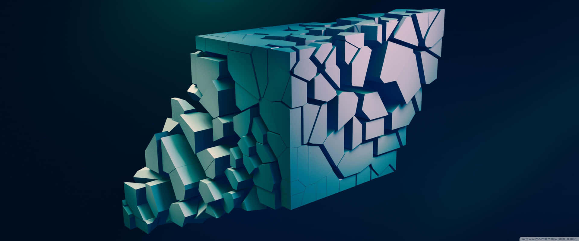 A Colourful And Vibrant Abstract Apple Wallpaper Background