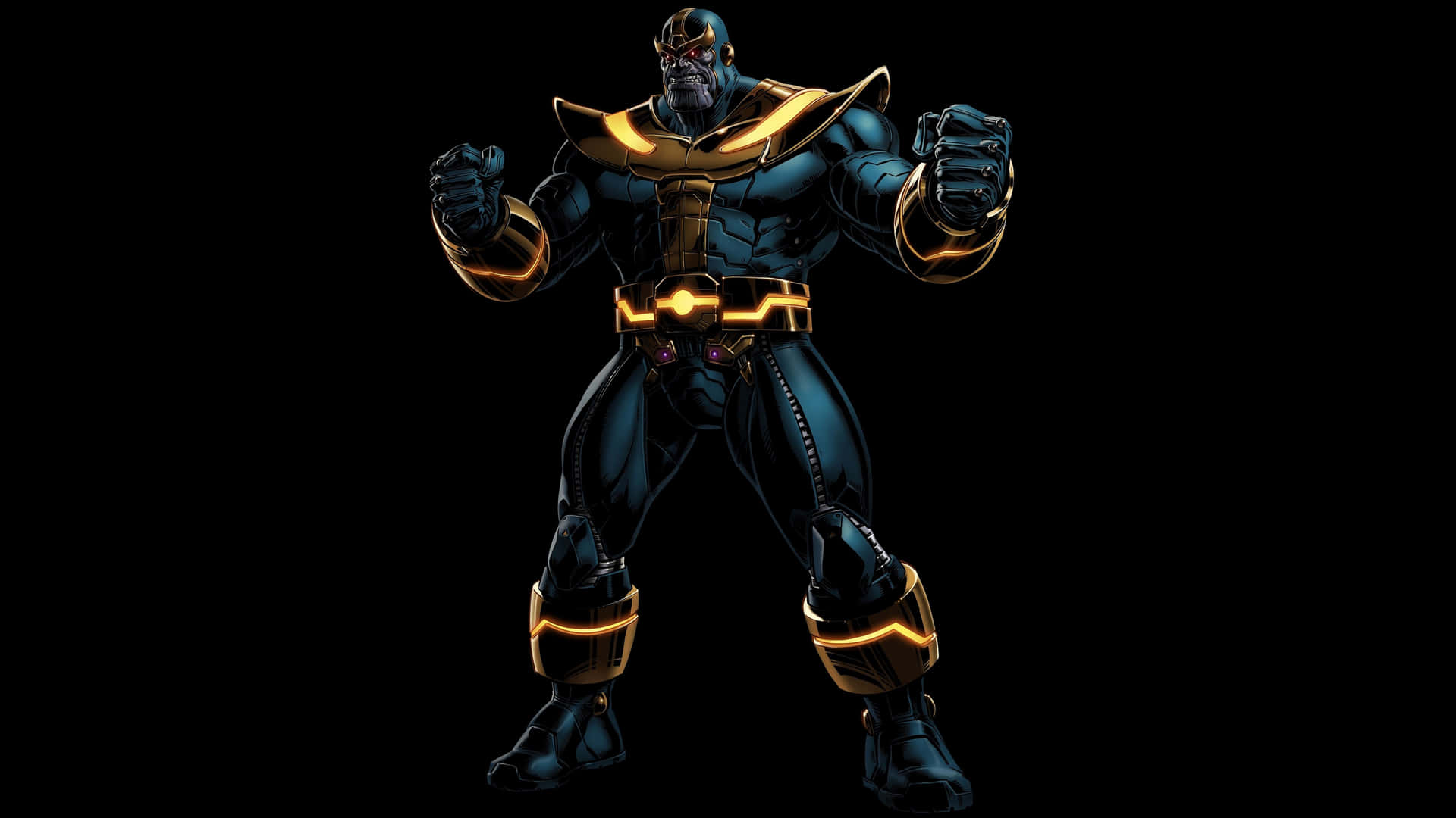 A Comic Book Character In A Blue And Yellow Costume