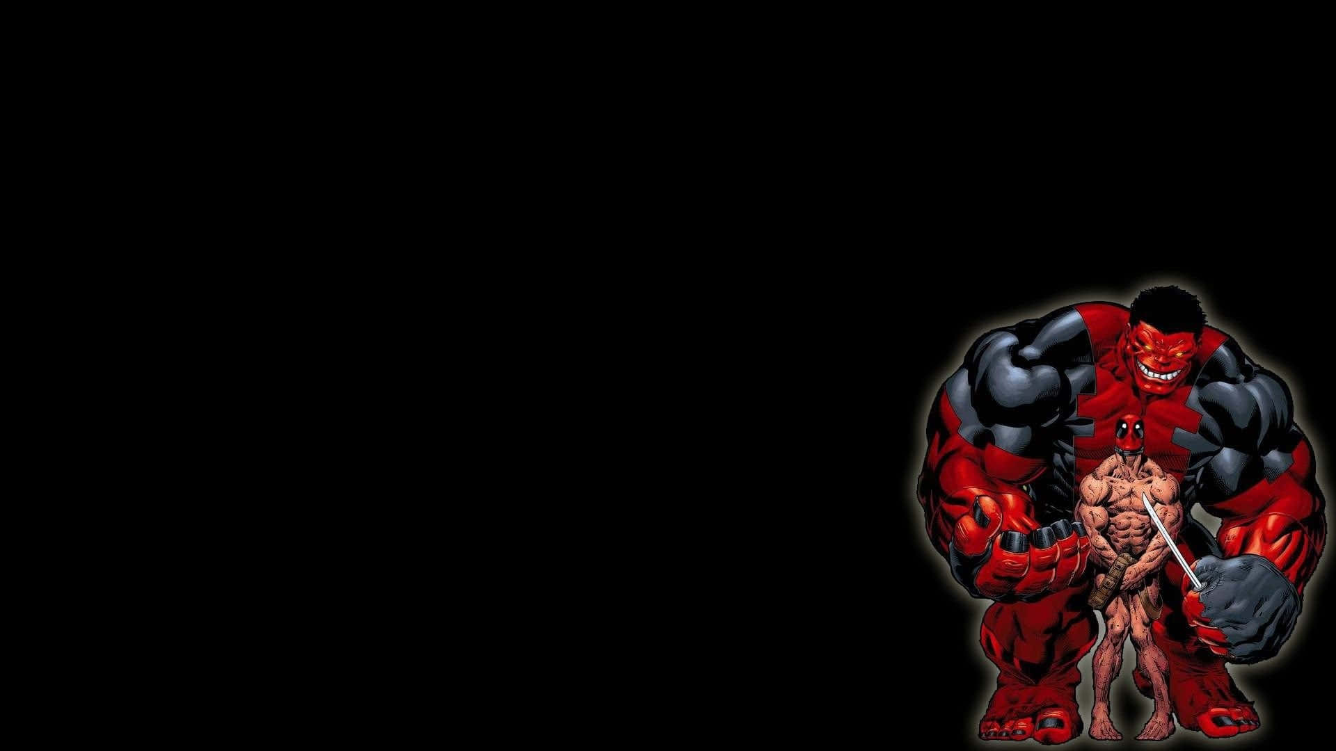 A Comic Book Character Is Standing In Front Of A Dark Background Background