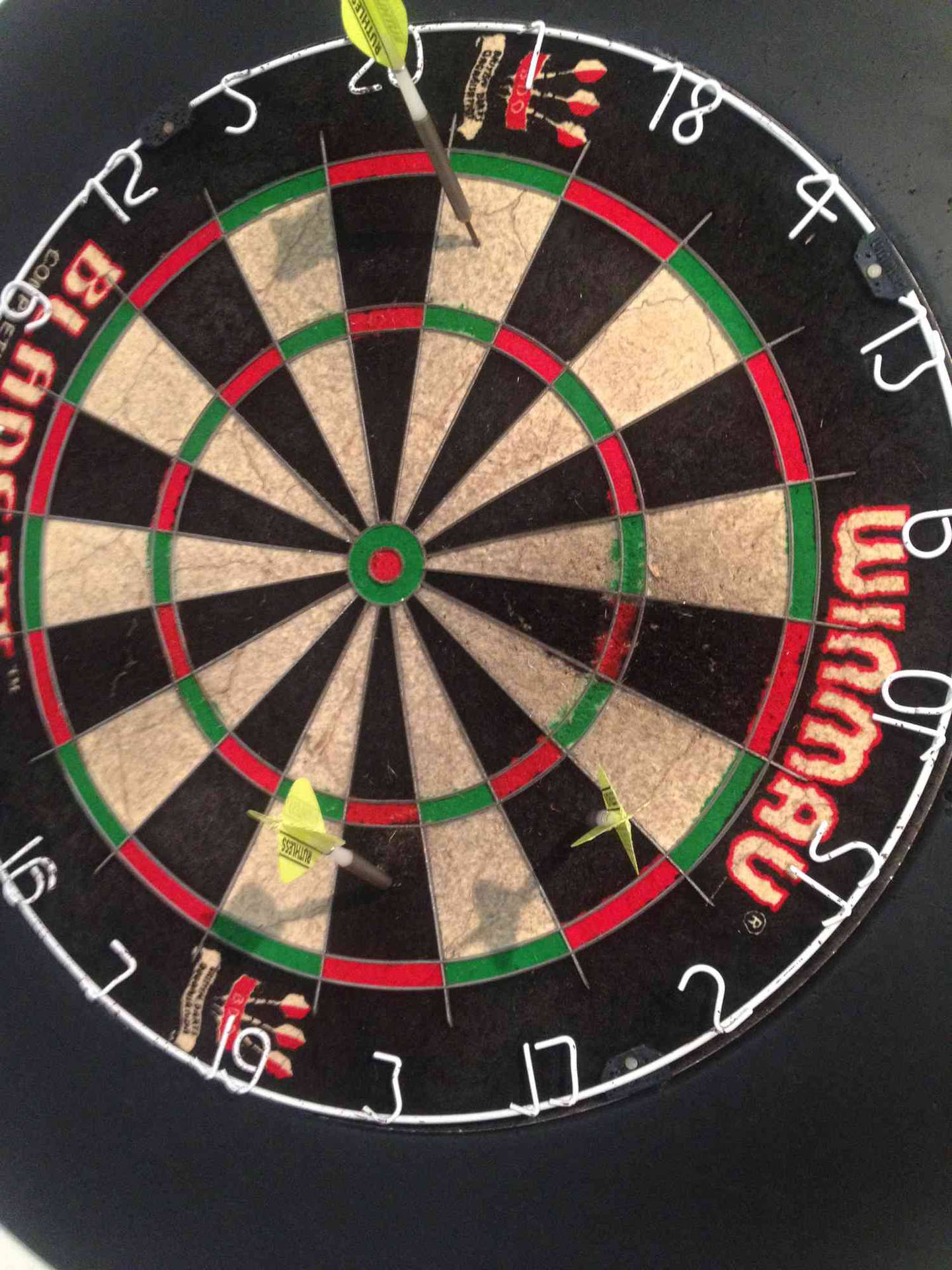 A Competitive Round In Around The Clock Darts Game