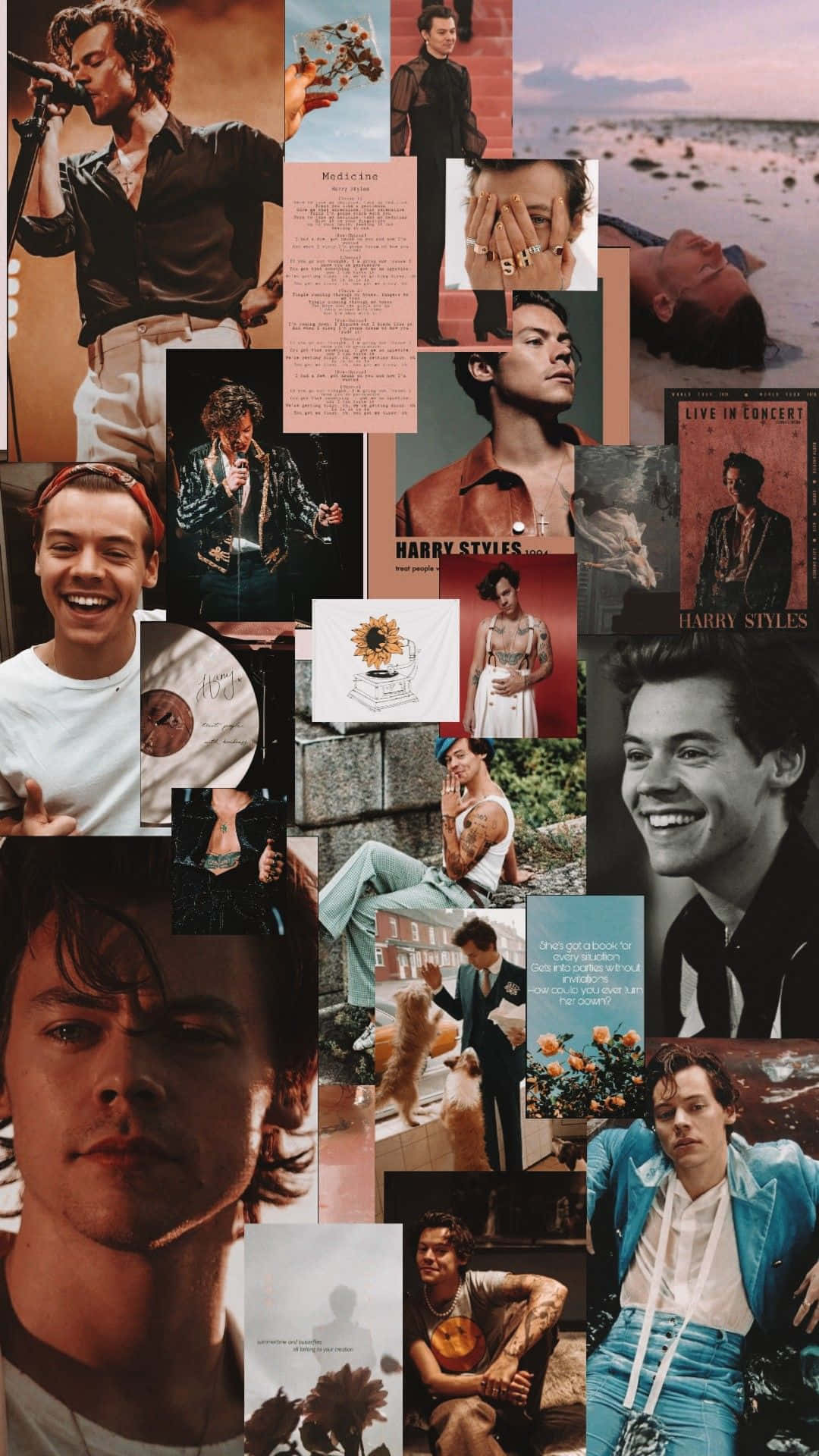 A Complete Gallery Of Harry Styles' Stunning Transformation Background