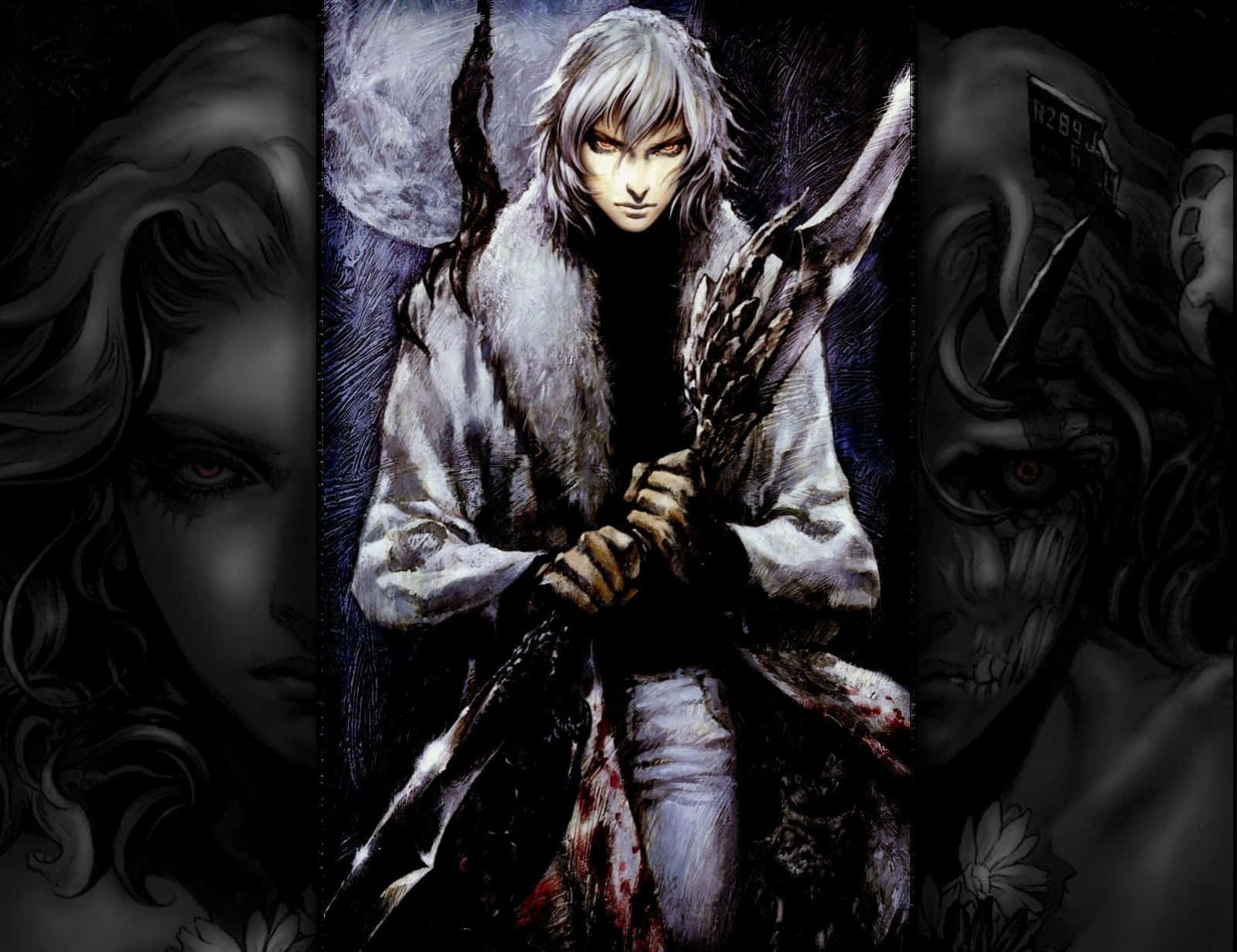 A Cool Anime Character With Super Powers Background